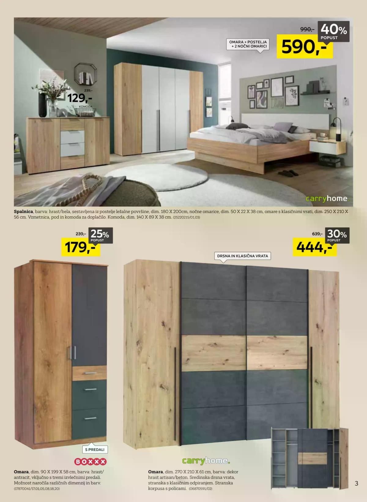 Stran 3. Lesnina kataloga - Specialisti za spanje od 09.03.2026.