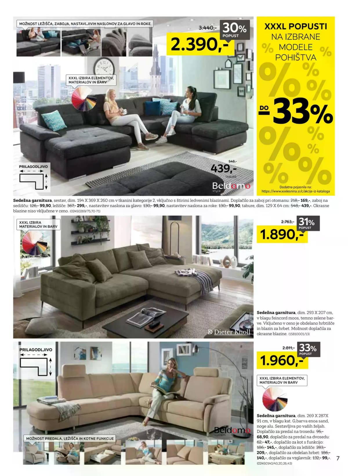 Stran 7. Lesnina kataloga - Specialisti za spanje od 09.03.2026.