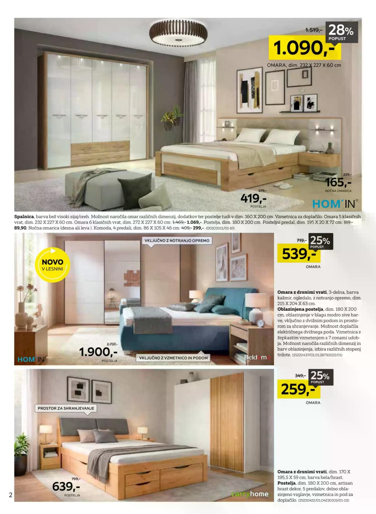 Stran 2. Lesnina kataloga - Mesec spanja v Lesnini od 21.03.2026.