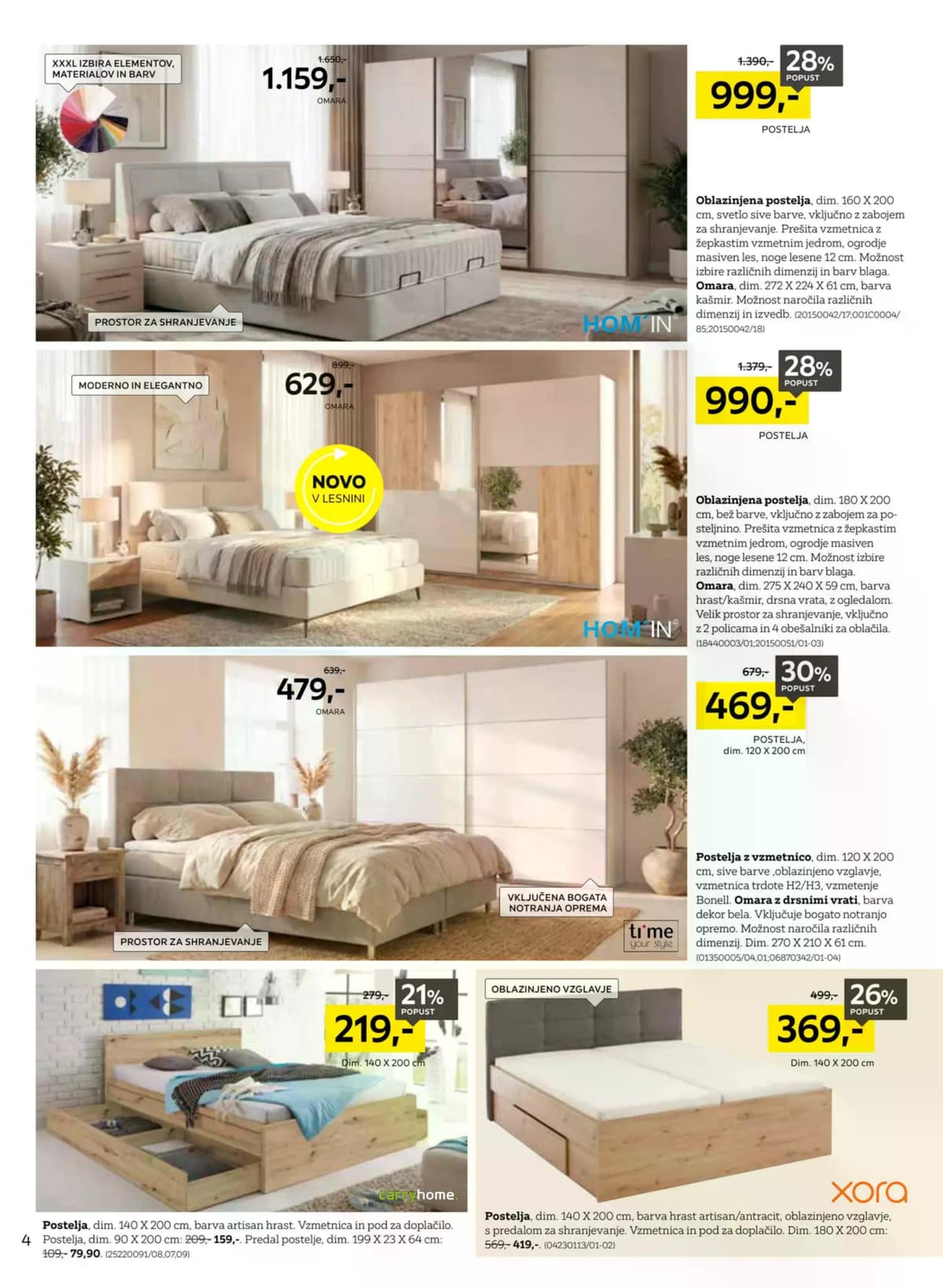 Stran 4. Lesnina kataloga - Mesec spanja v Lesnini od 21.03.2026.