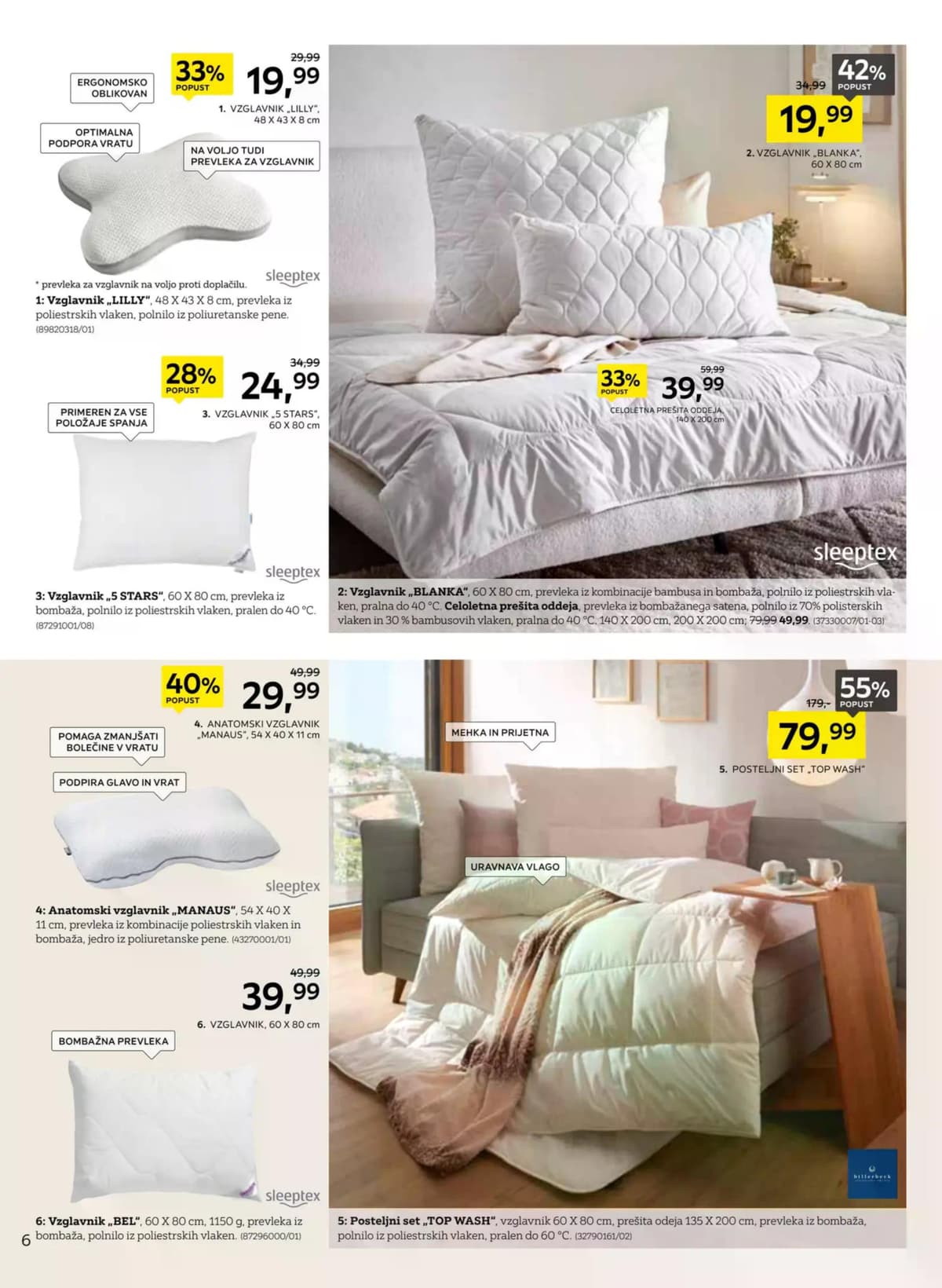 Stran 6. Lesnina kataloga - Mesec spanja v Lesnini od 21.03.2026.