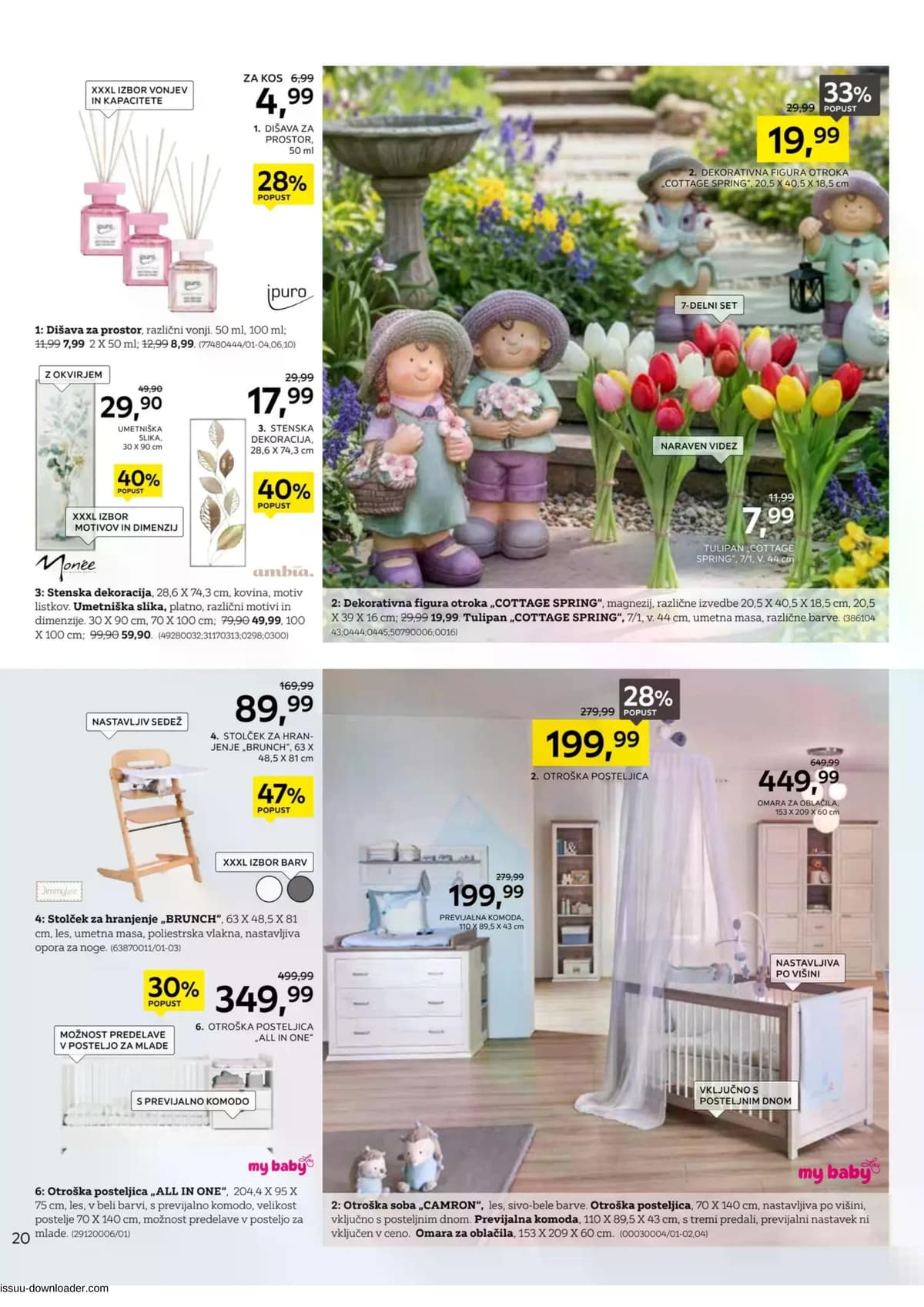 Stran 20. Lesnina kataloga - Vse za udobje vašega doma