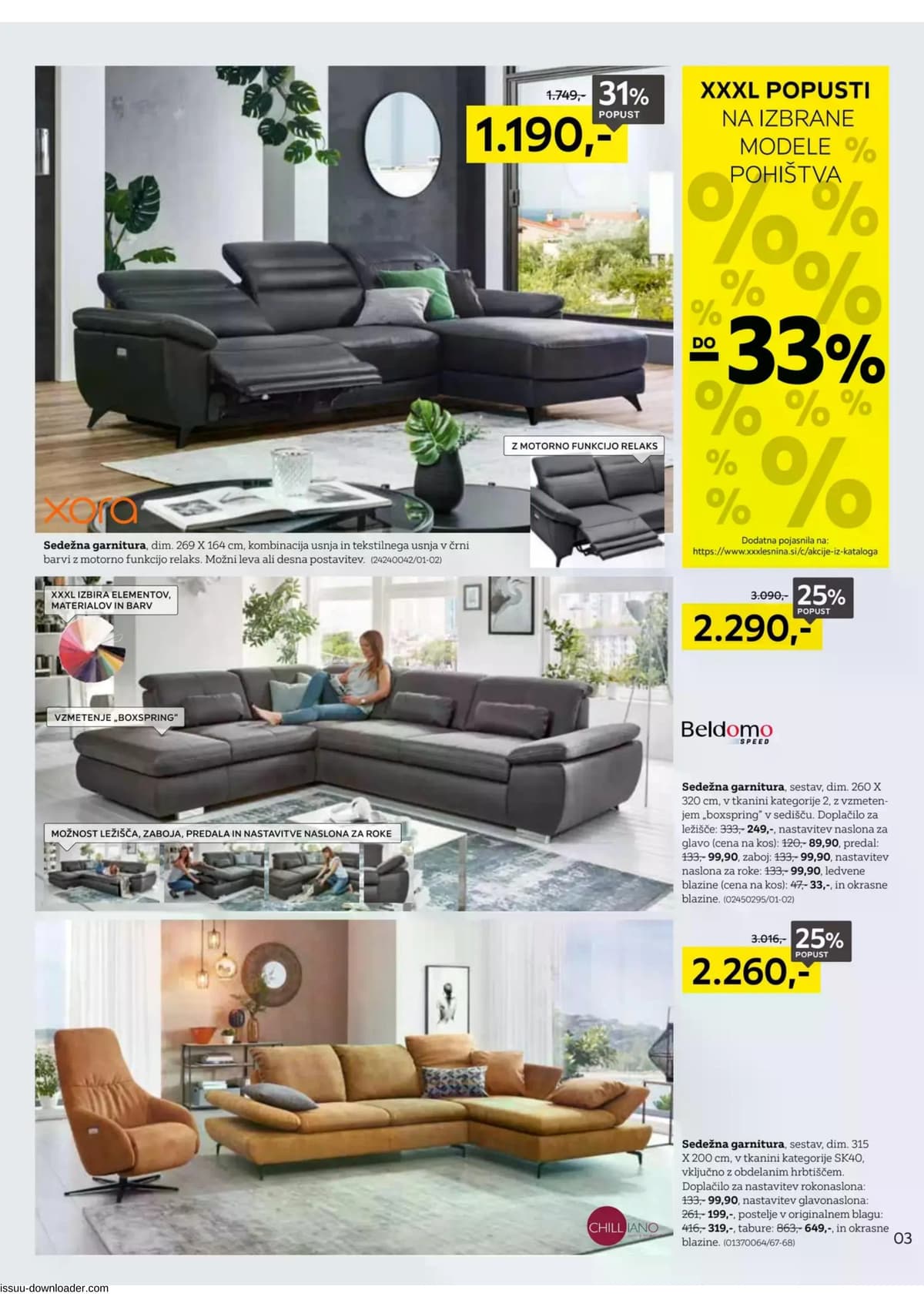 Stran 3. Lesnina kataloga - Vse za udobje vašega doma od 09.04.2026.