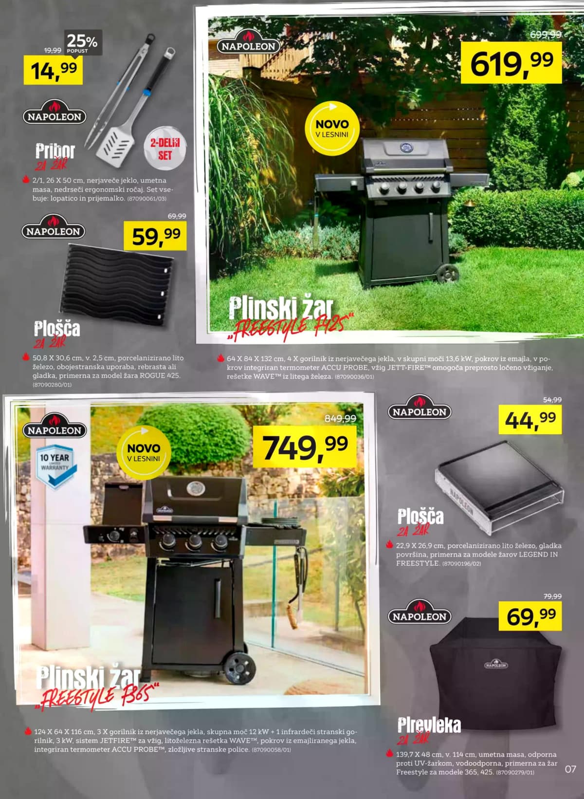 Stran 7. Lesnina kataloga - Premium Žari od 15.04.2026.