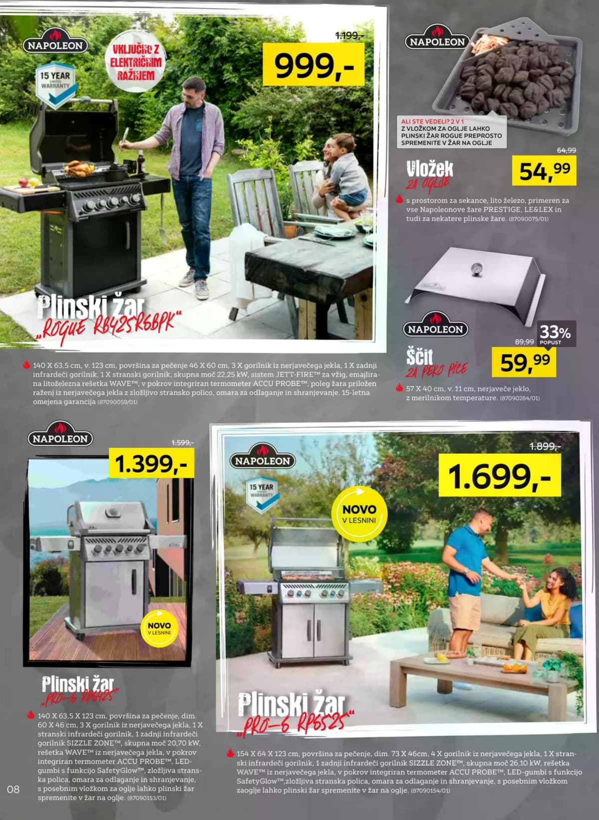 Stran 8. Lesnina kataloga - Premium Žari