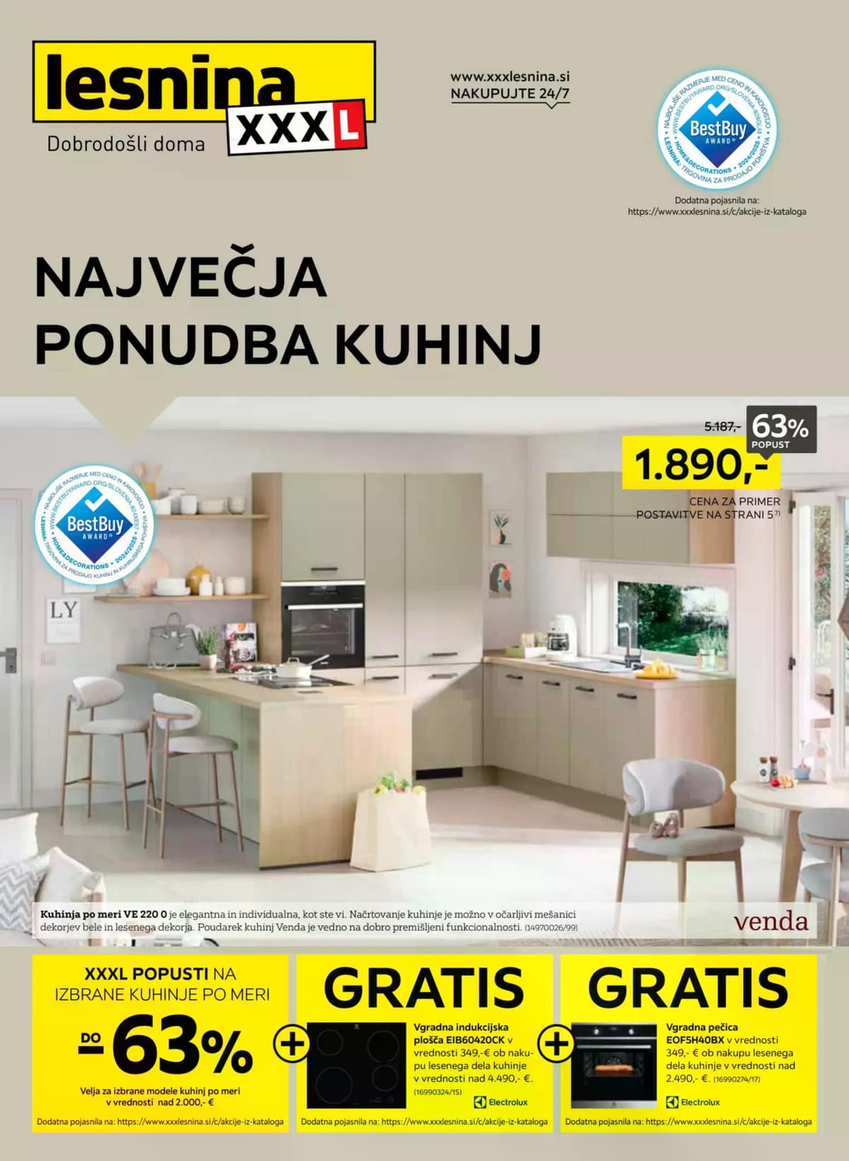Največja ponudba kuhinj