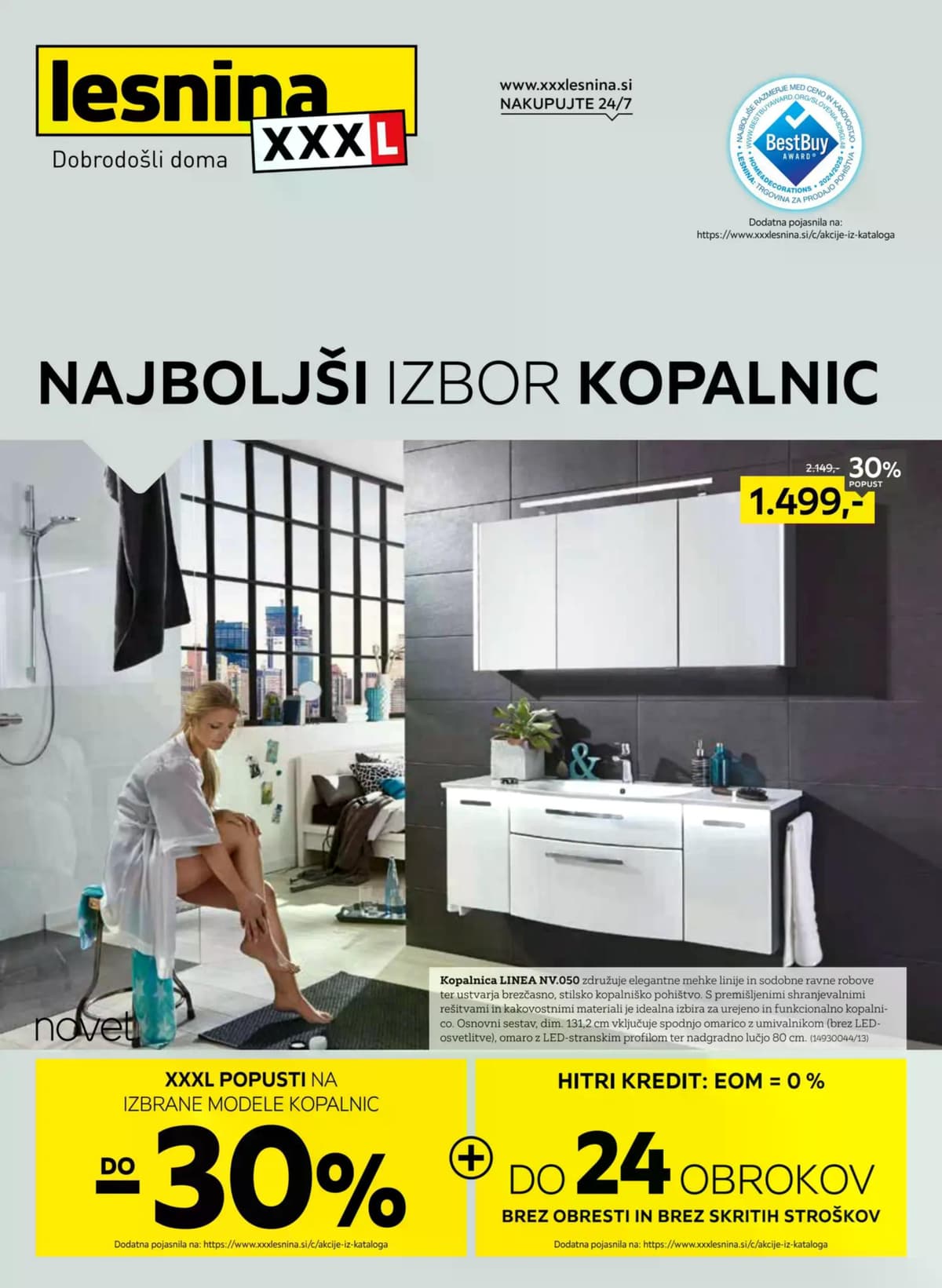 Najboljši izbor kopalnic