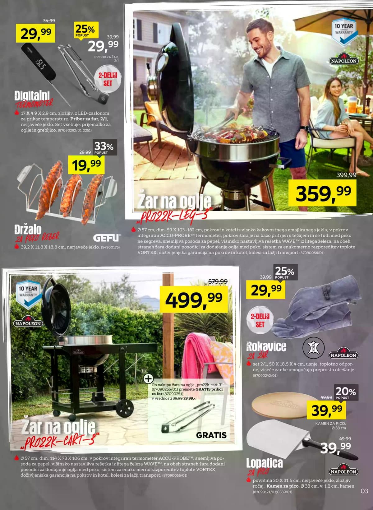 Stran 3. Lesnina kataloga - Premium Žari od 06.07.2026