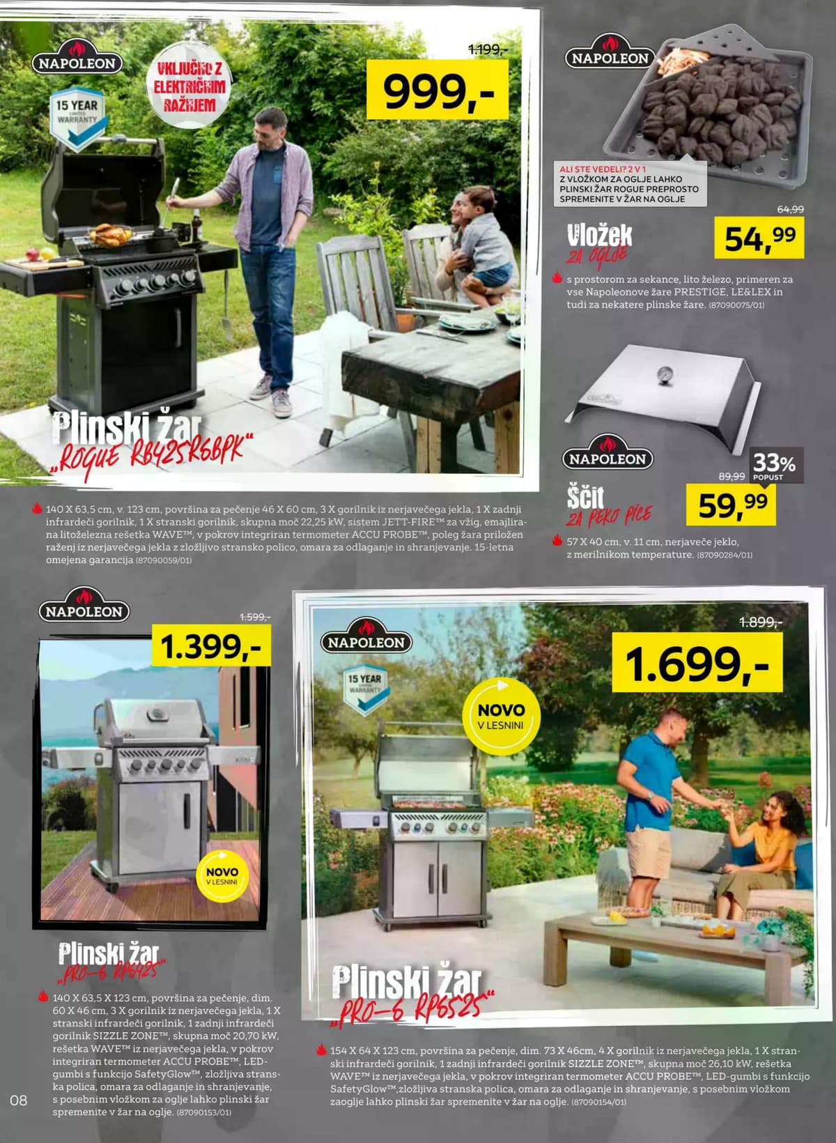Stran 8. Lesnina kataloga - Premium Žari od 06.07.2026