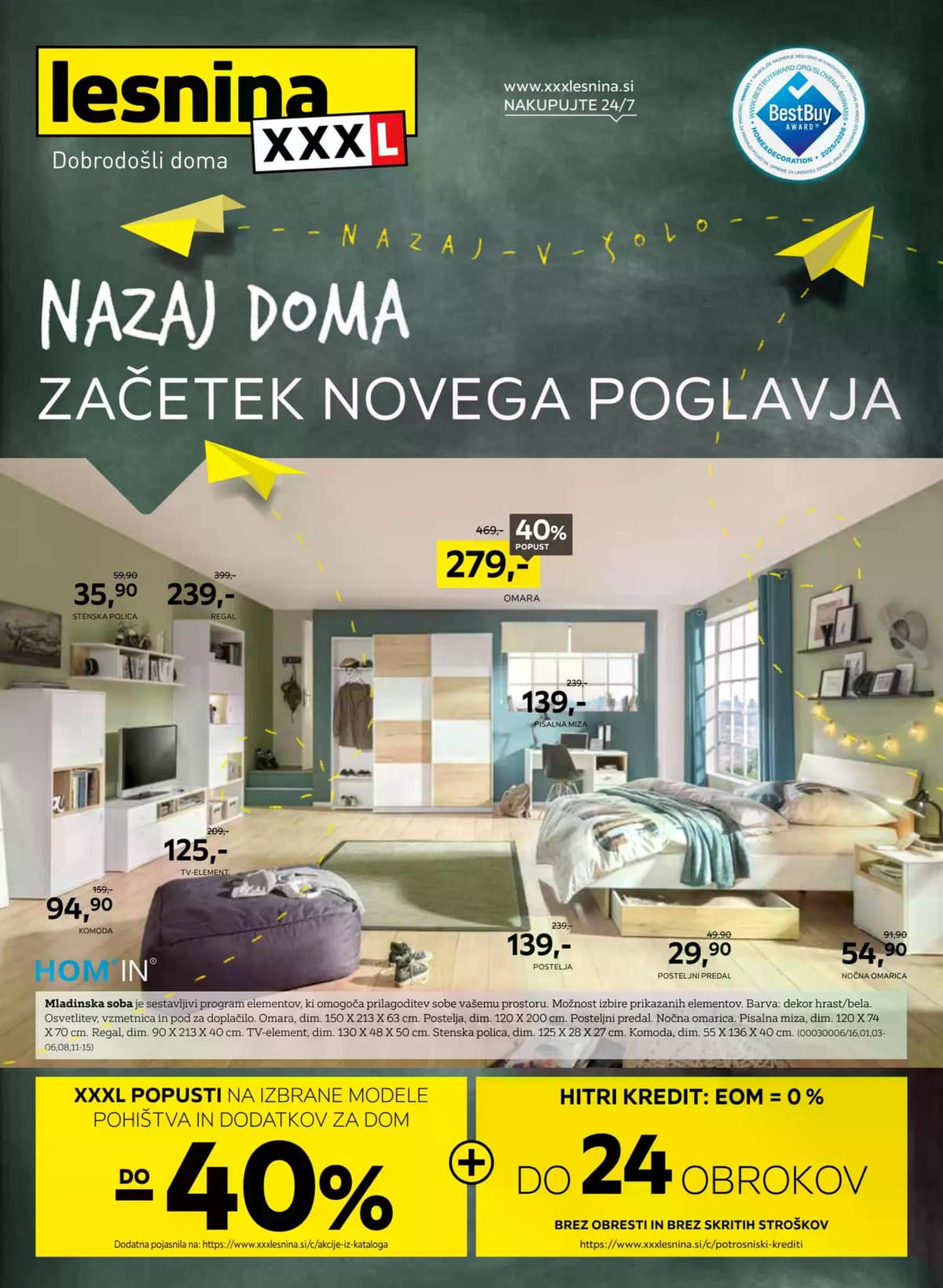Lesnina katalog od 18.08.2026. - Nazaj doma – začetek novega poglavja