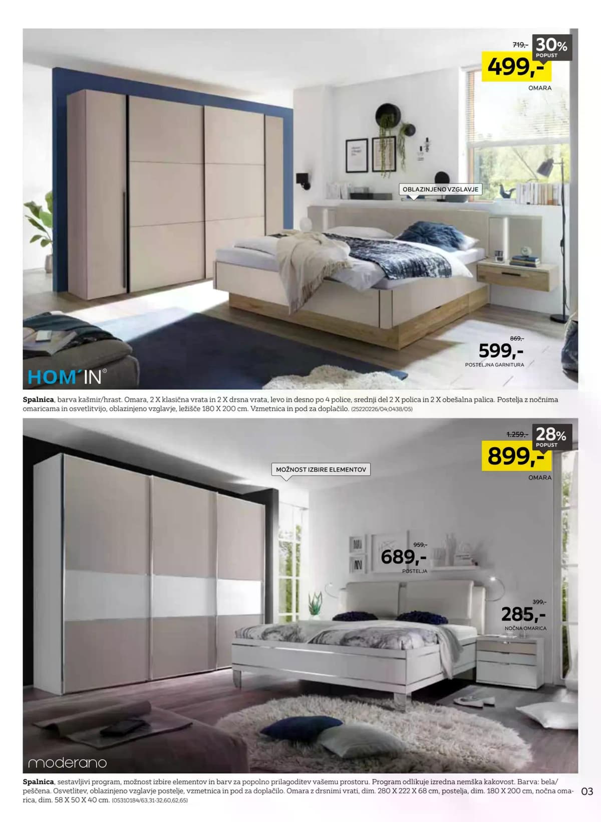 Stran 3. Lesnina kataloga - Nazaj doma – začetek novega poglavja od 20.08.2026.