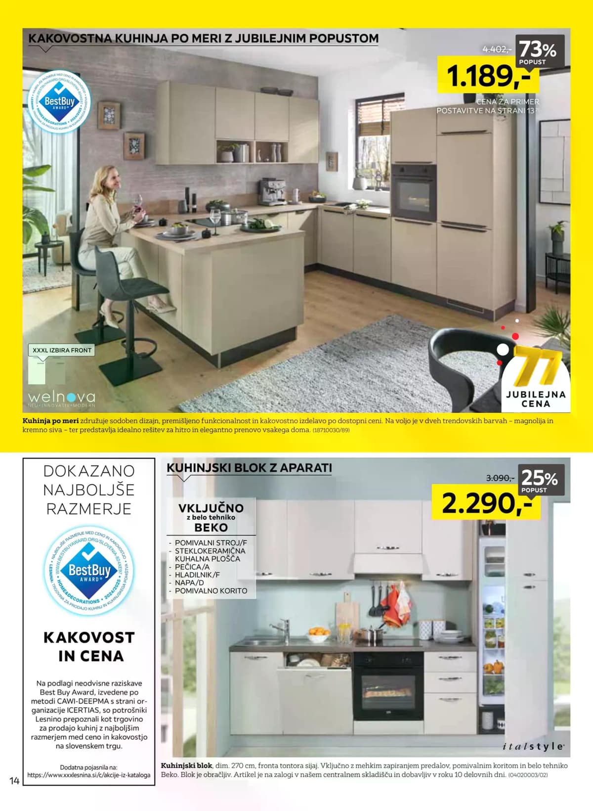 Stran 14. Lesnina kataloga - Praznujemo 77 let od 15.09.2026.