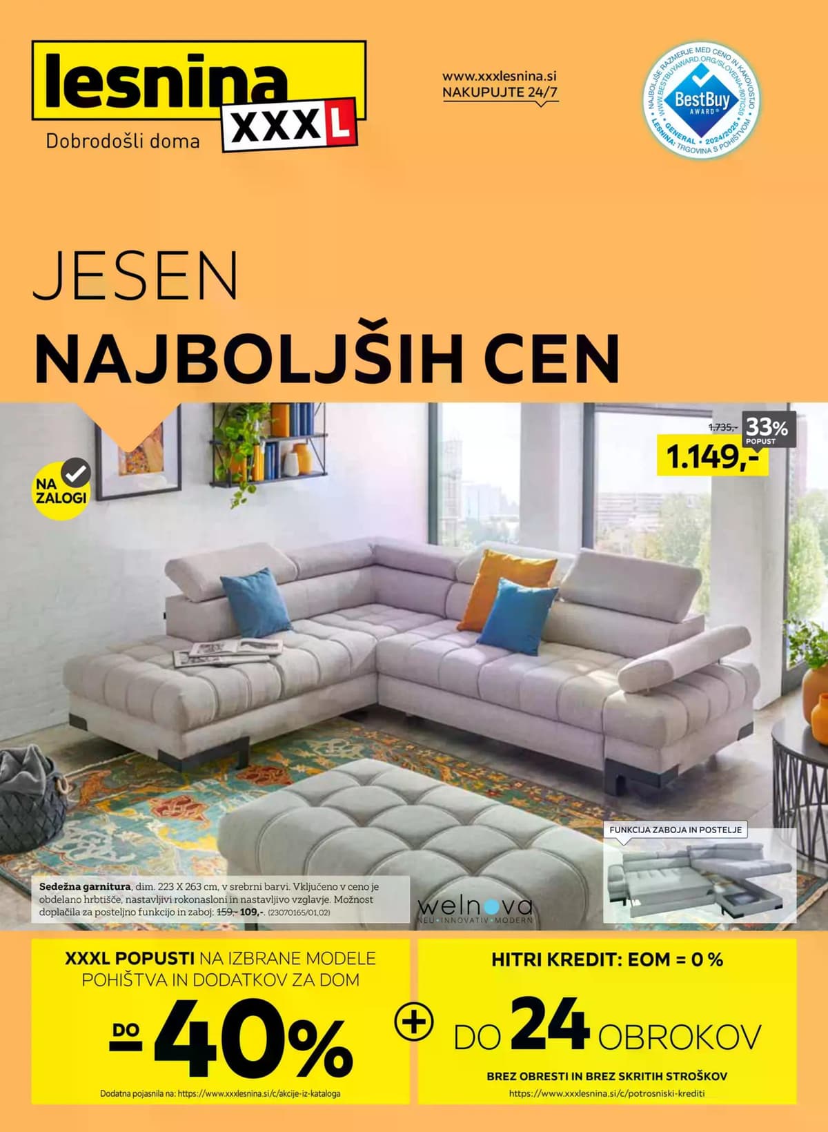 Lesnina katalog od 28.09.2026. - Jesen najboljših cen