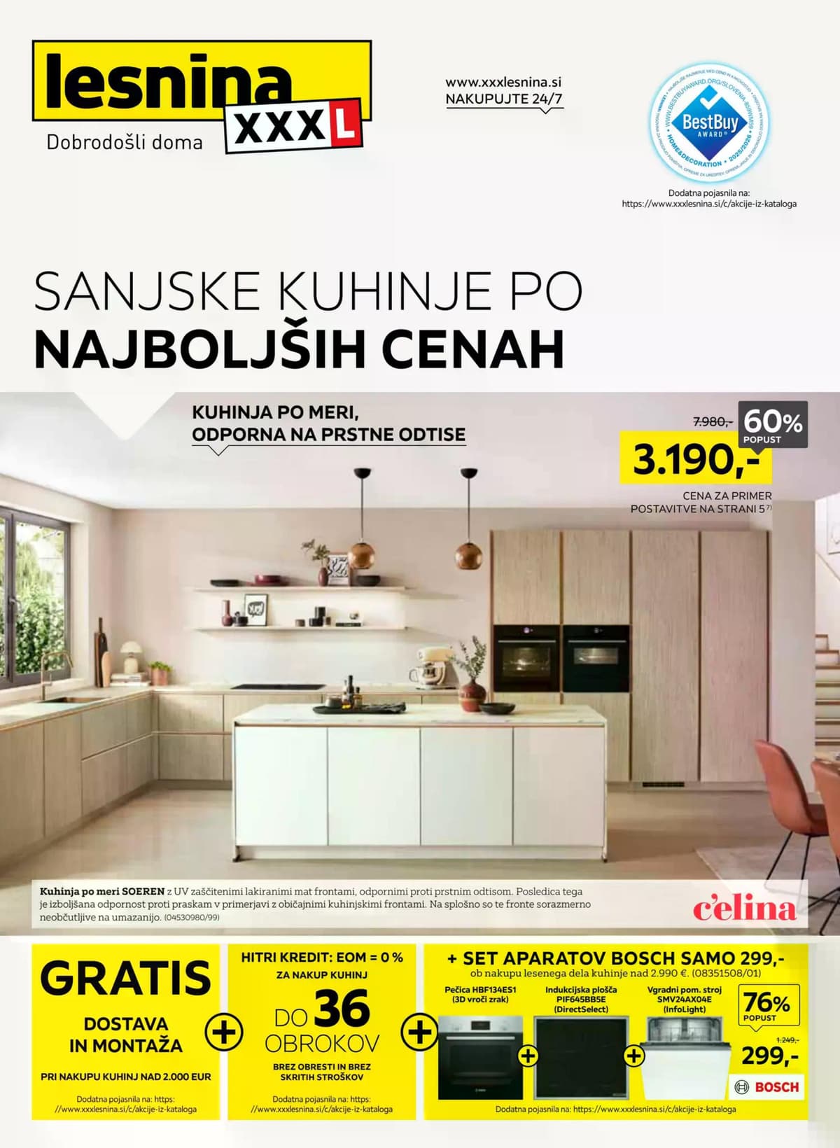 Lesnina katalog od 29.09.2026. - Sanjske kuhinje po najboljših cenah