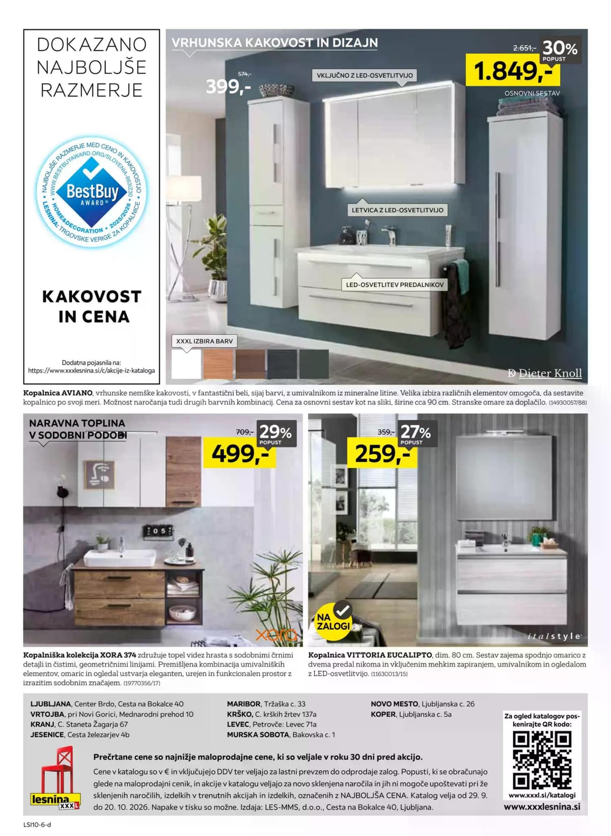Stran 14. Lesnina kataloga - Sanjske kuhinje po najboljših cenah od 01.10.2026.