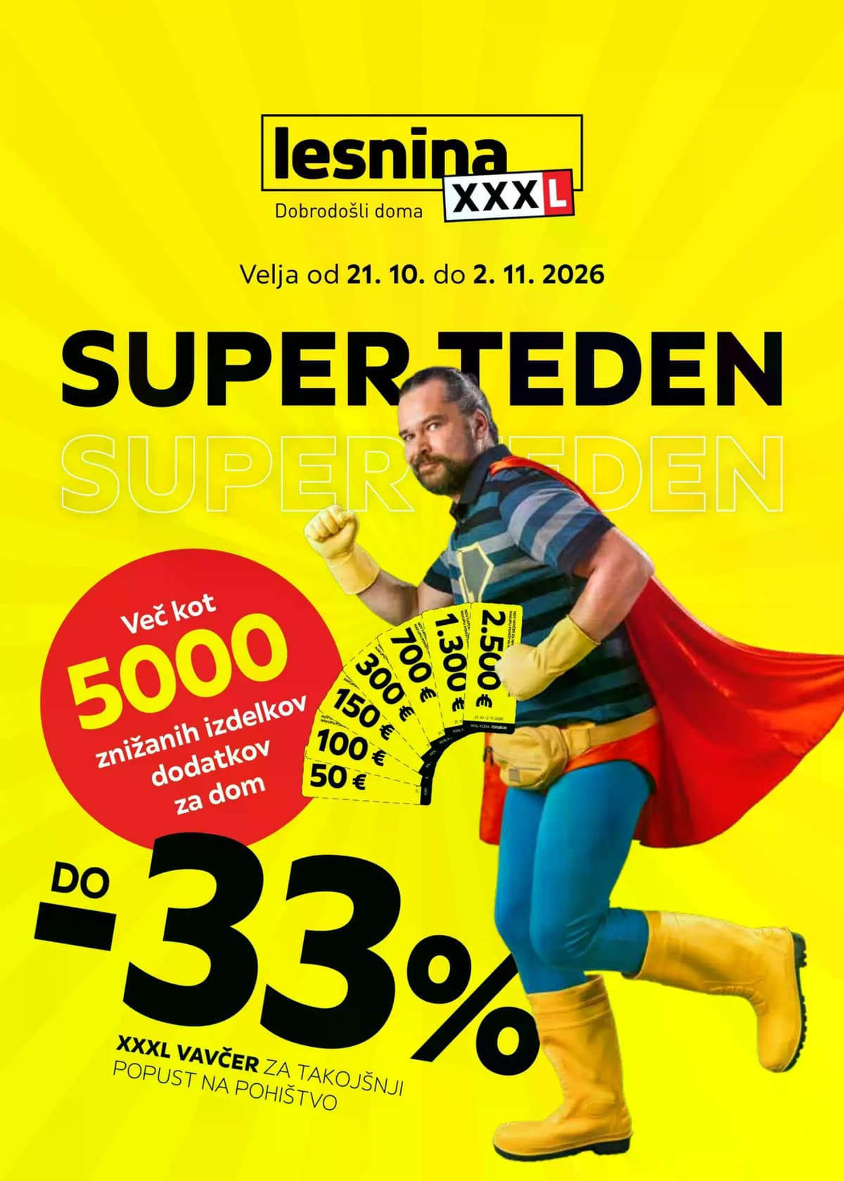Lesnina katalog od 21.10.2026. - Super teden