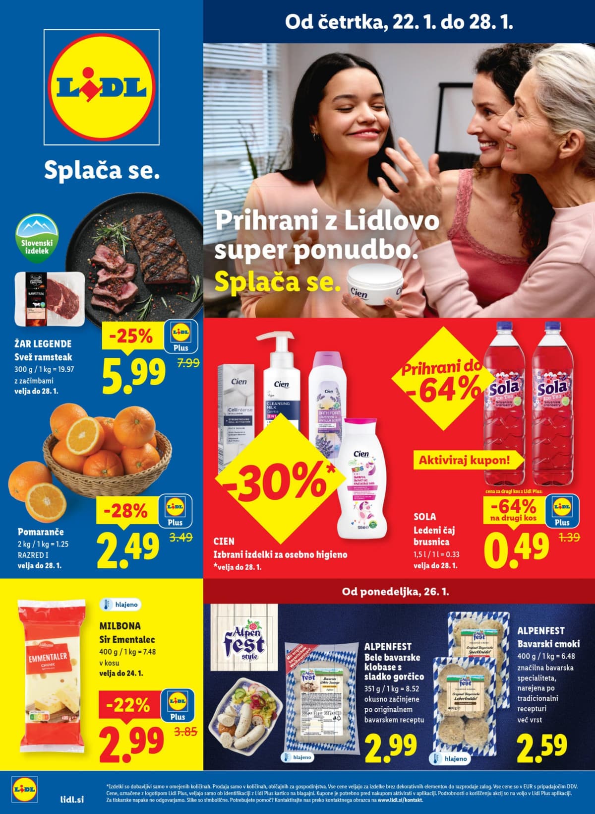 Stran 1. Lidl kataloga - Akcija živila od 04.03.2026.
