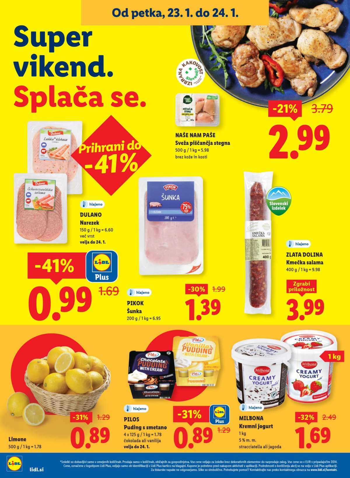 Stran 16. Lidl kataloga - Akcija živila