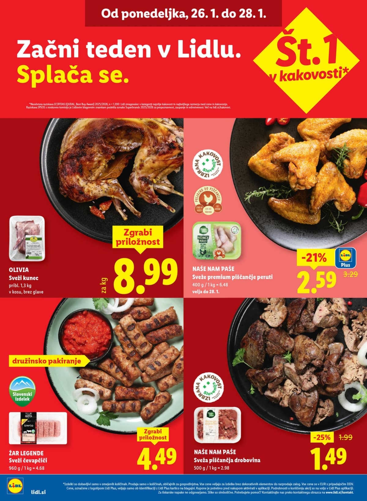 Stran 18. Lidl kataloga - Akcija živila od 04.03.2026.