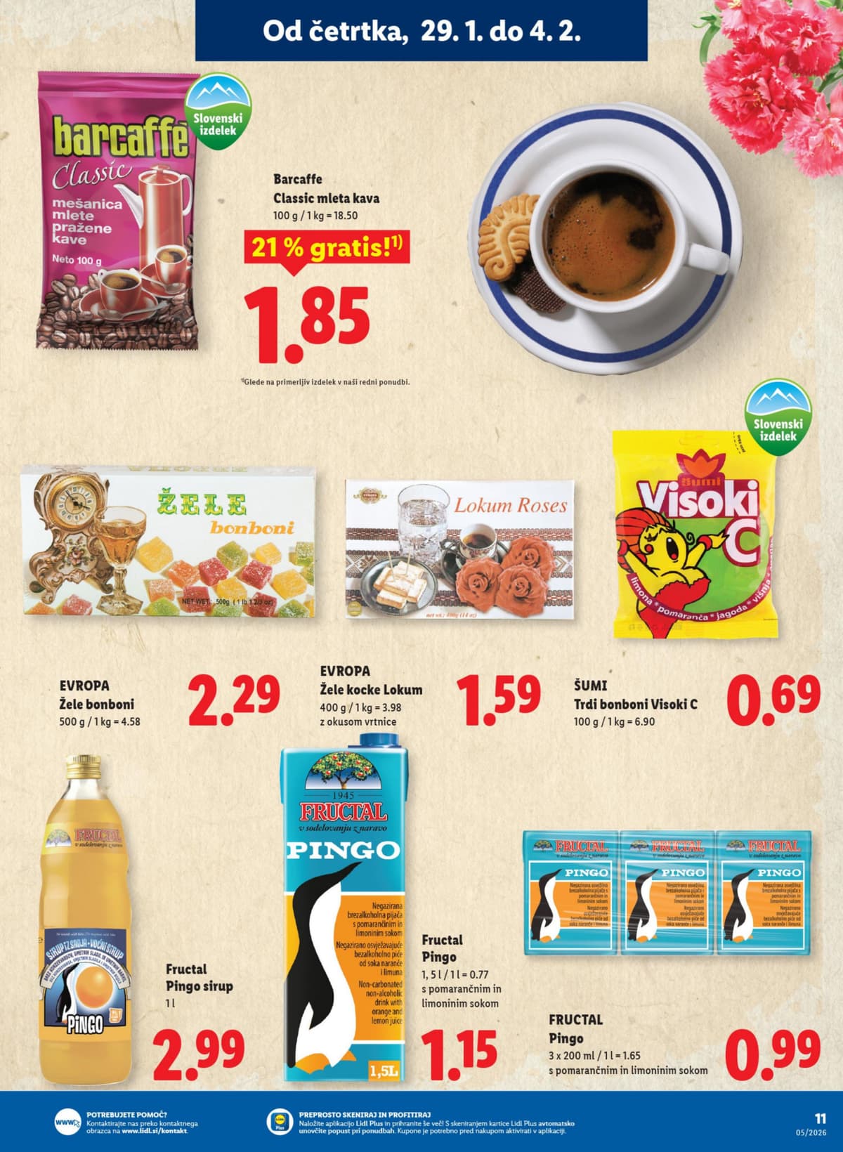 Stran 13. Lidl kataloga - Tedenska Ponudba Živila od 07.03.2026.