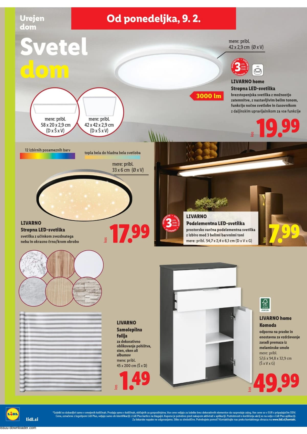 Stran 18. Lidl kataloga - Tedenska Ponudba Neživila od 05.03.2026.