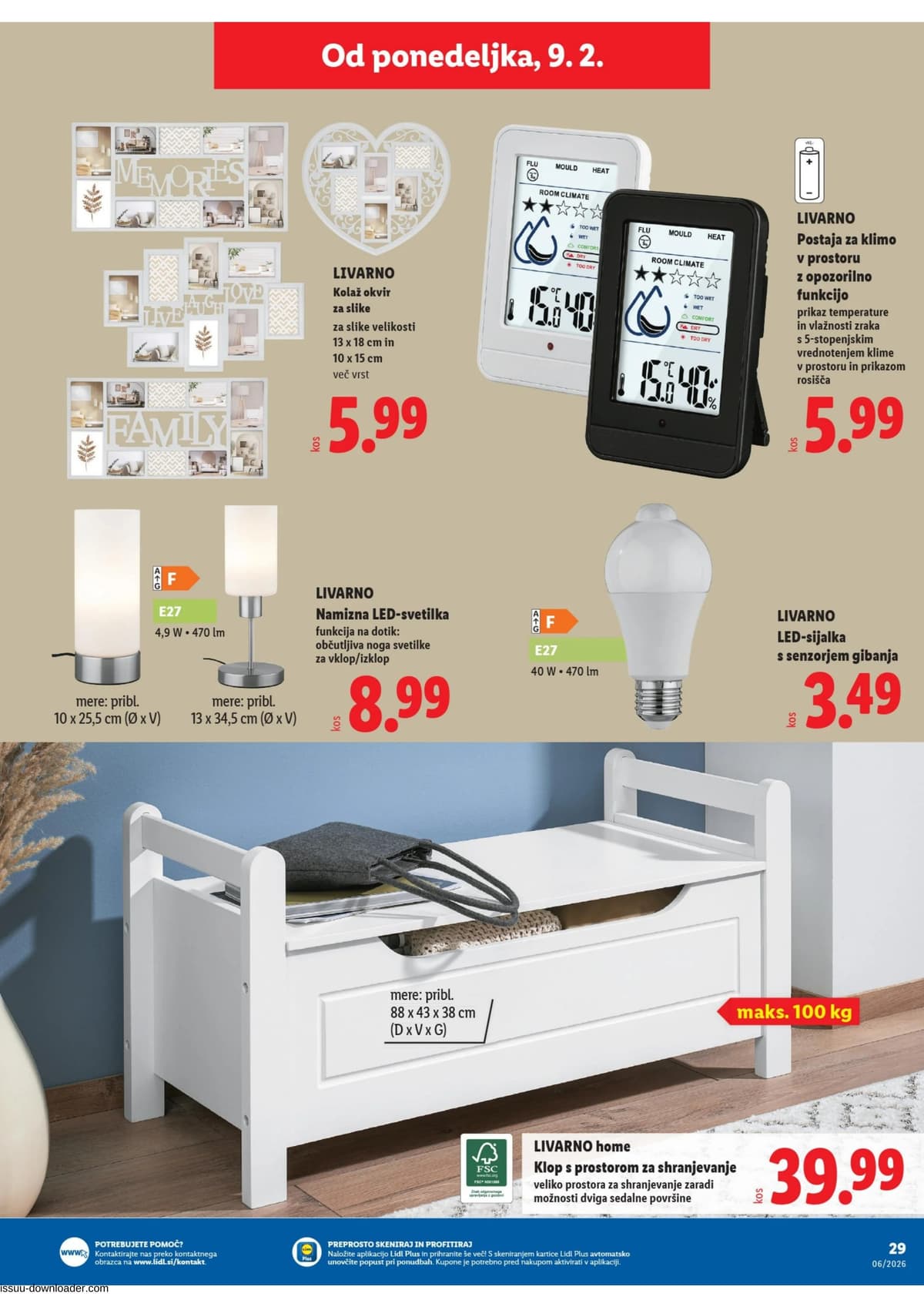 Stran 19. Lidl kataloga - Tedenska Ponudba Neživila od 05.03.2026.