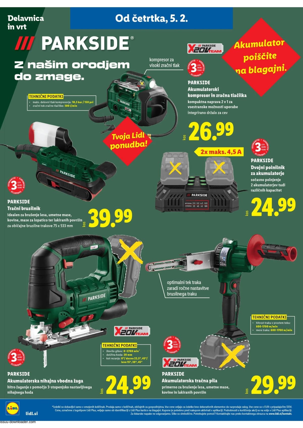 Stran 6. Lidl kataloga - Tedenska Ponudba Neživila od 05.03.2026.