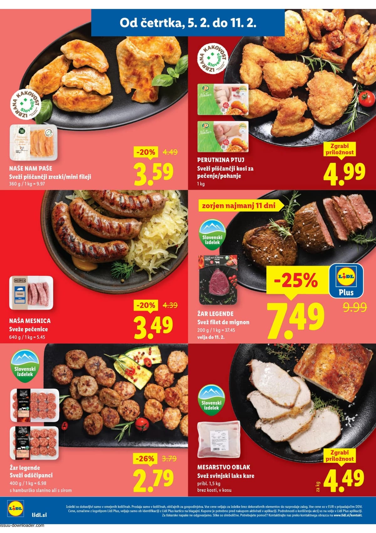 Stran 2. Lidl kataloga - Tedenska Ponudba Živila od 05.03.2026.