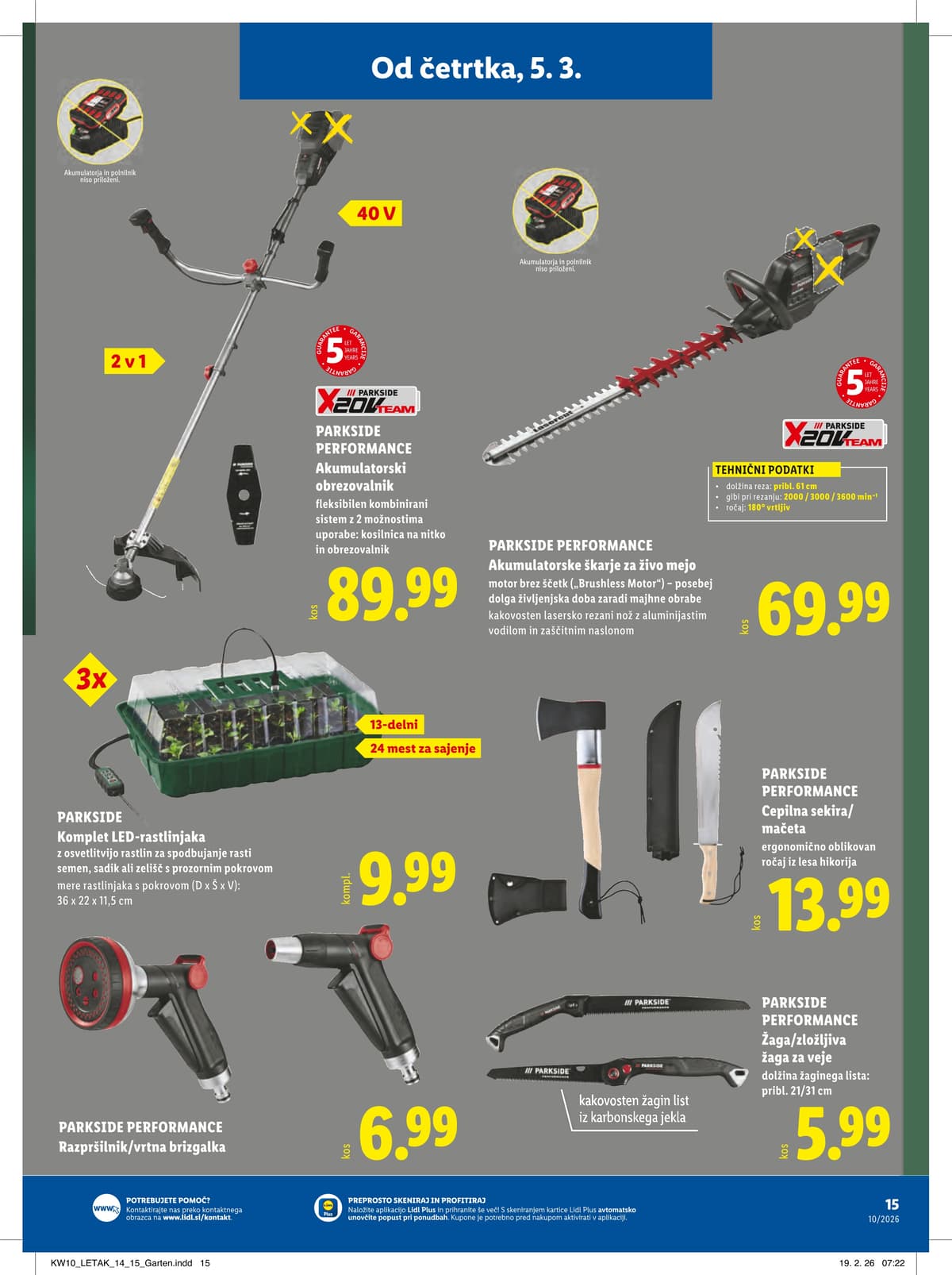 Stran 39. Lidl kataloga - Akcijska Ponudba od 02.03.2026.
