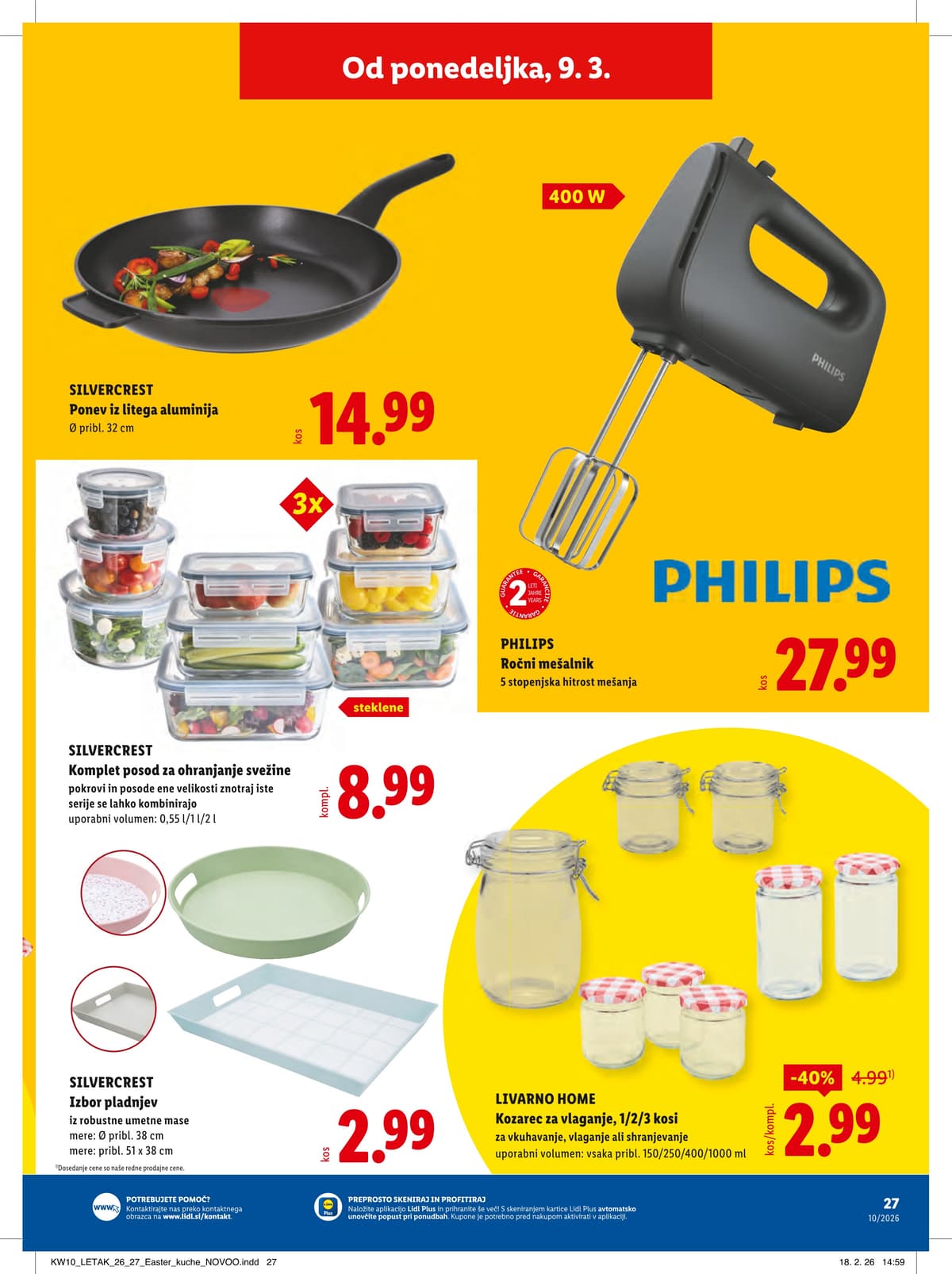 Stran 10. Lidl kataloga - Ponudba za Začetek Tedna