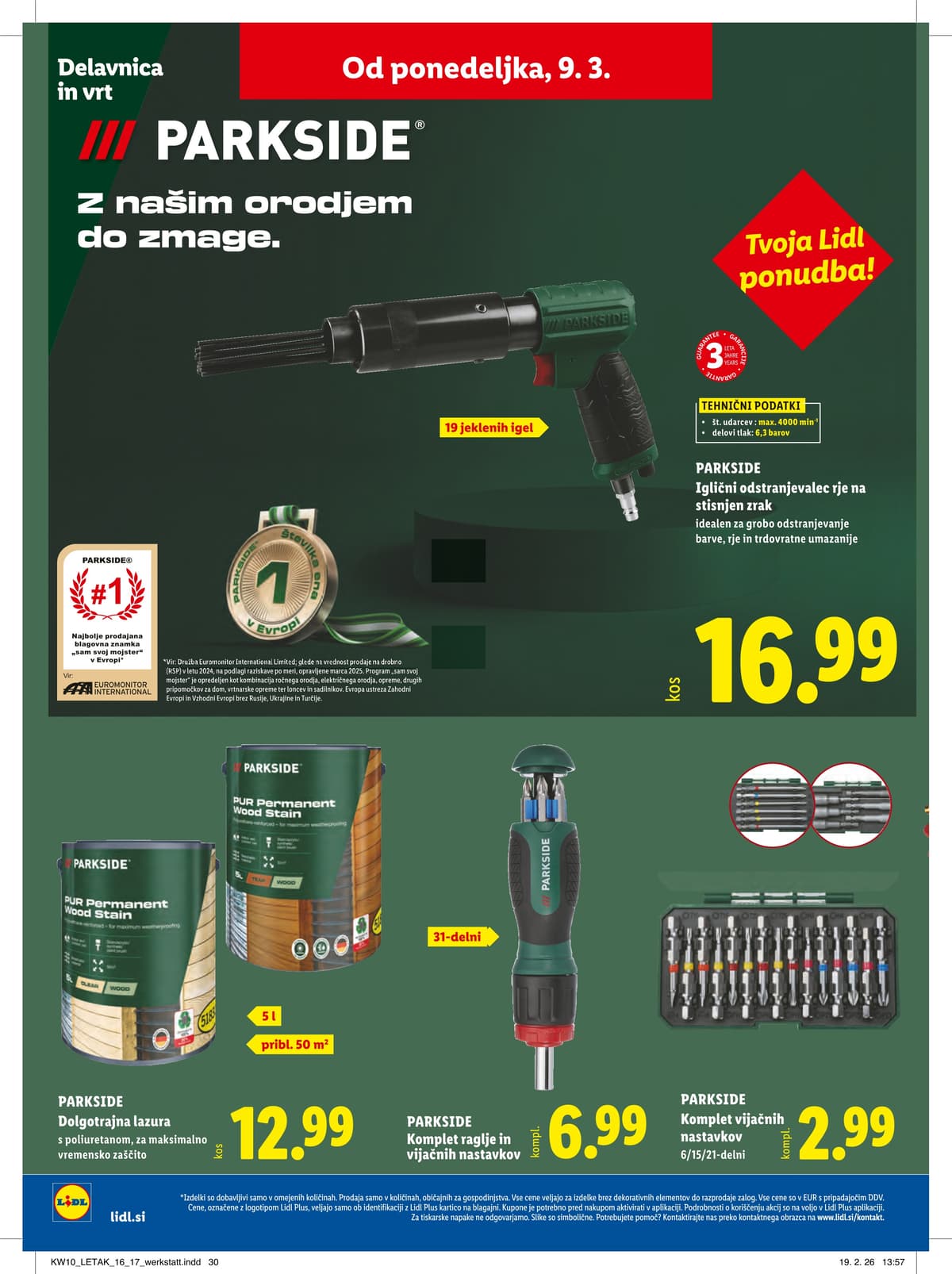 Stran 17. Lidl kataloga - Ponudba za Začetek Tedna