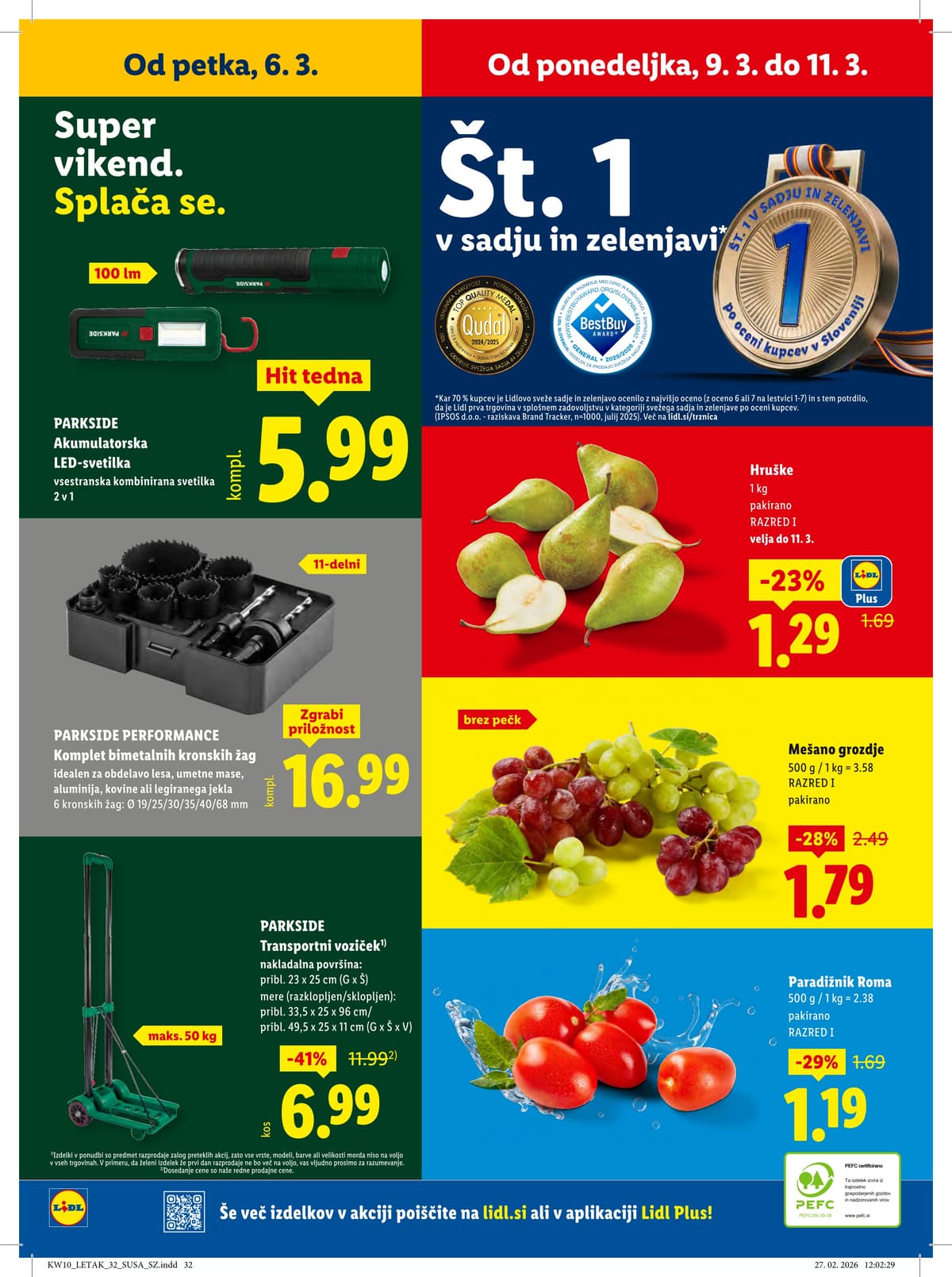 Stran 19. Lidl kataloga - Ponudba za Začetek Tedna