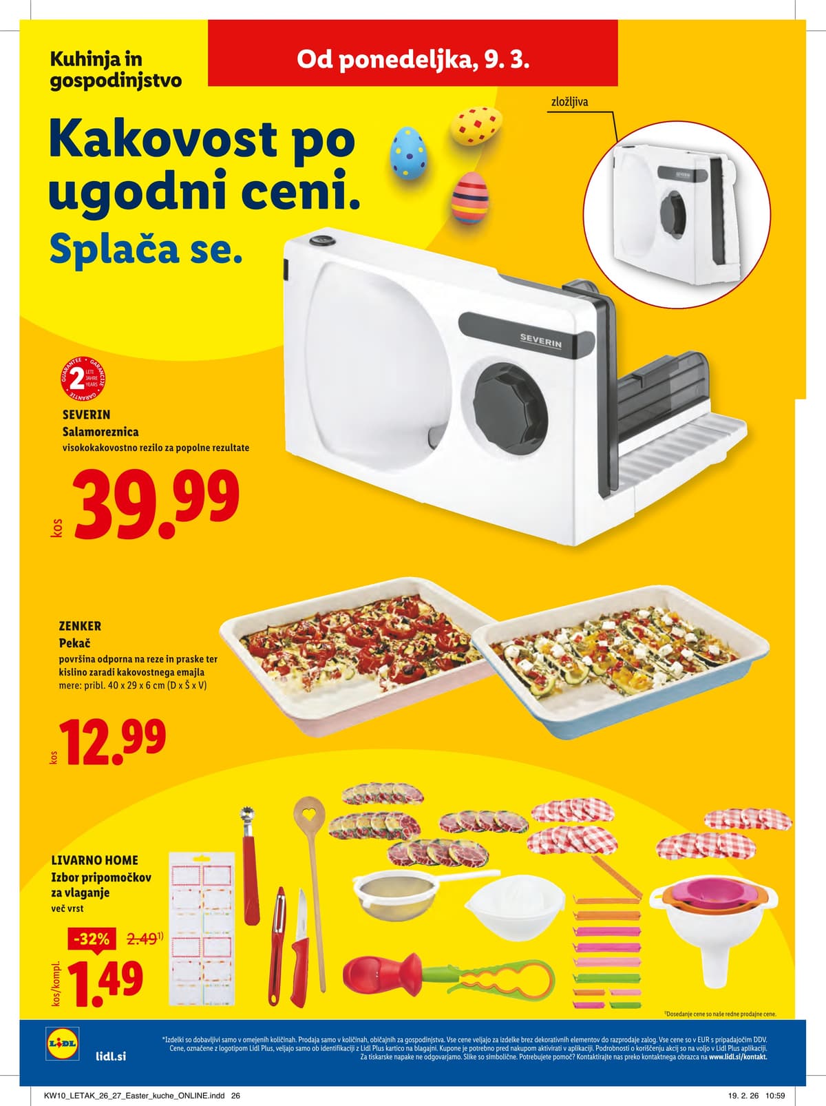 Stran 9. Lidl kataloga - Ponudba za Začetek Tedna