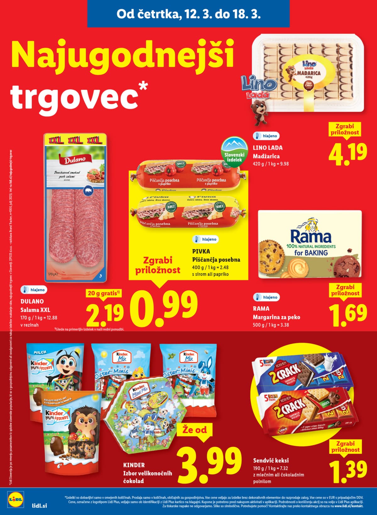 Stran 12. Lidl kataloga - Akcijska Ponudba od 09.03.2026.