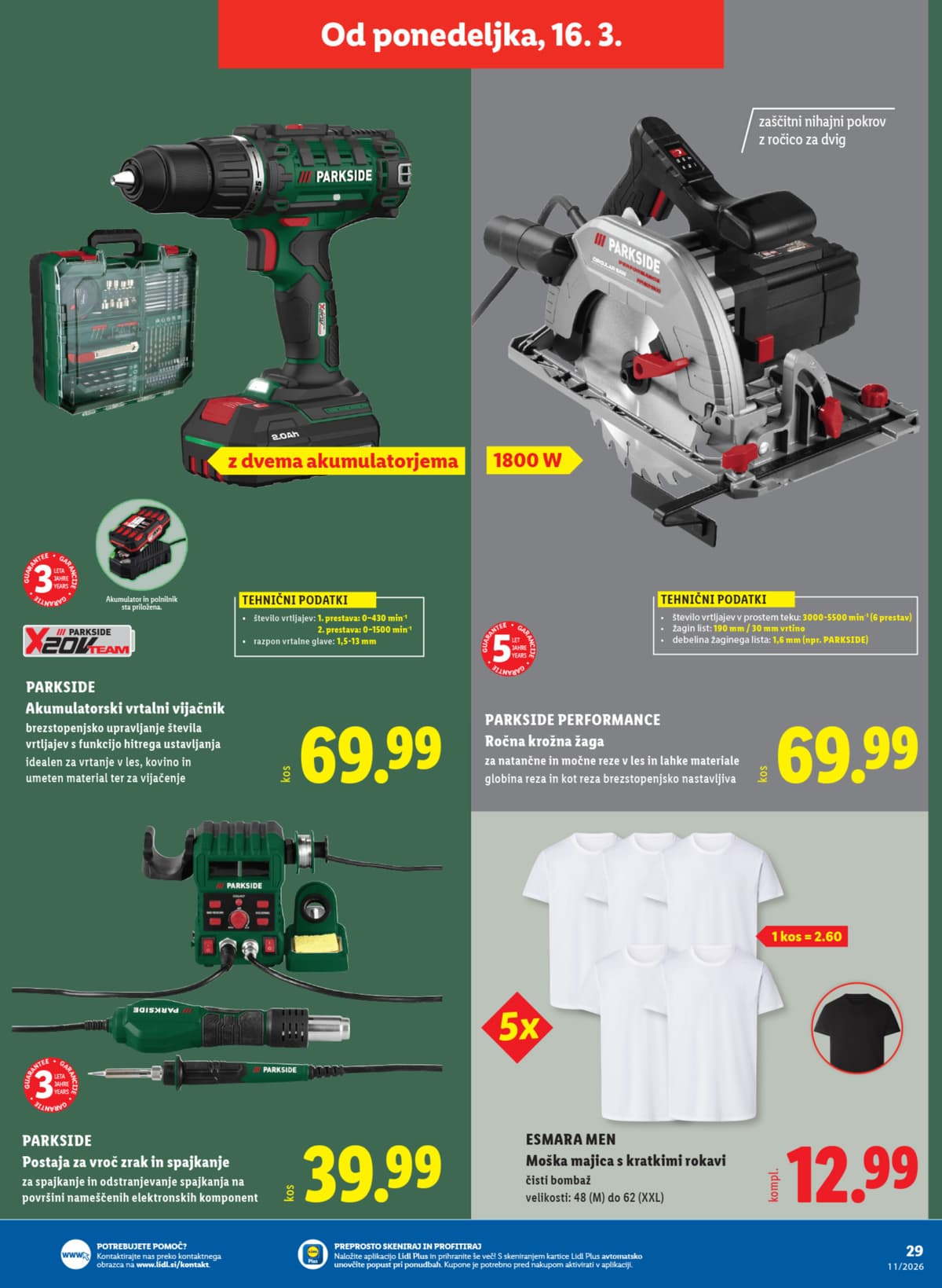 Stran 16. Lidl kataloga - Začetek Tedna od 09.03.2026.