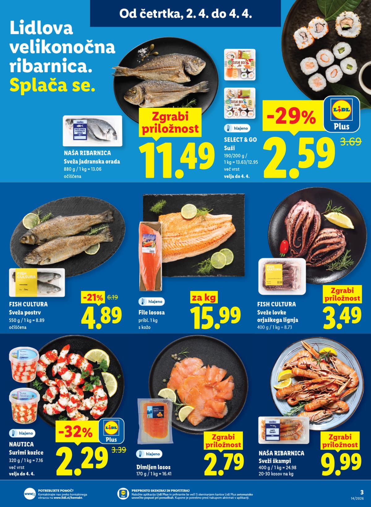 Stran 3. Lidl kataloga - Akcijska Ponudba od 30.03.2026.