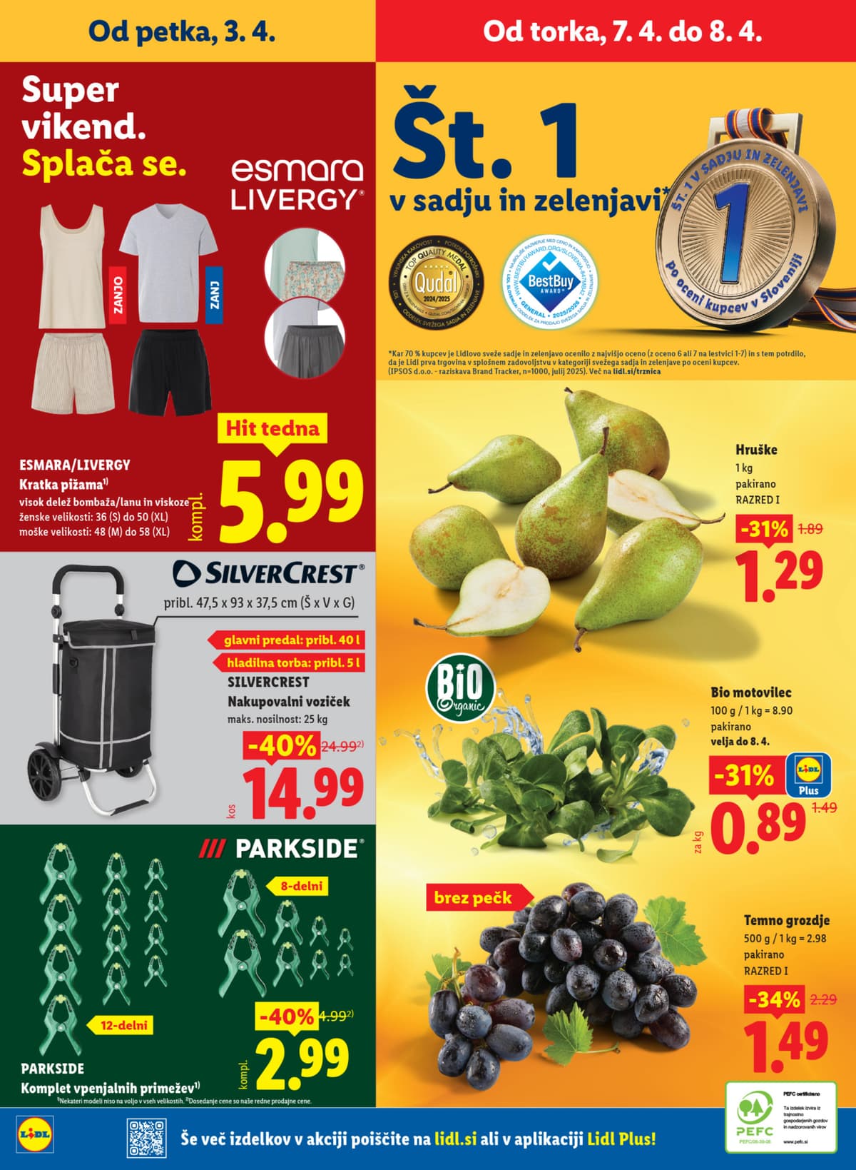 Stran 29. Lidl kataloga - Začetek Tedna od 30.03.2026.