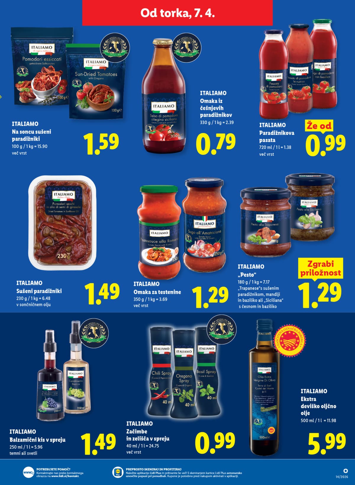 Stran 8. Lidl kataloga - Začetek Tedna od 30.03.2026.