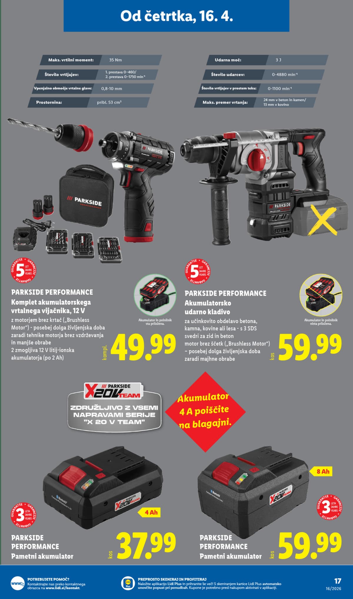 Stran 35. Lidl kataloga - Akcijska Ponudba od 13.04.2026.