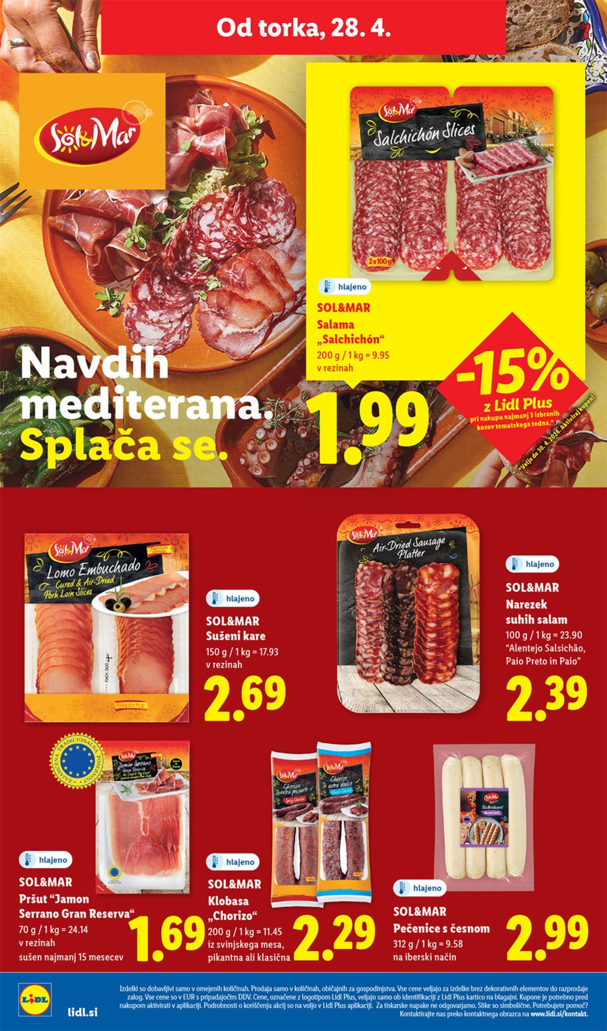 Stran 15. Lidl kataloga - Začetek Tedna od 20.04.2026.