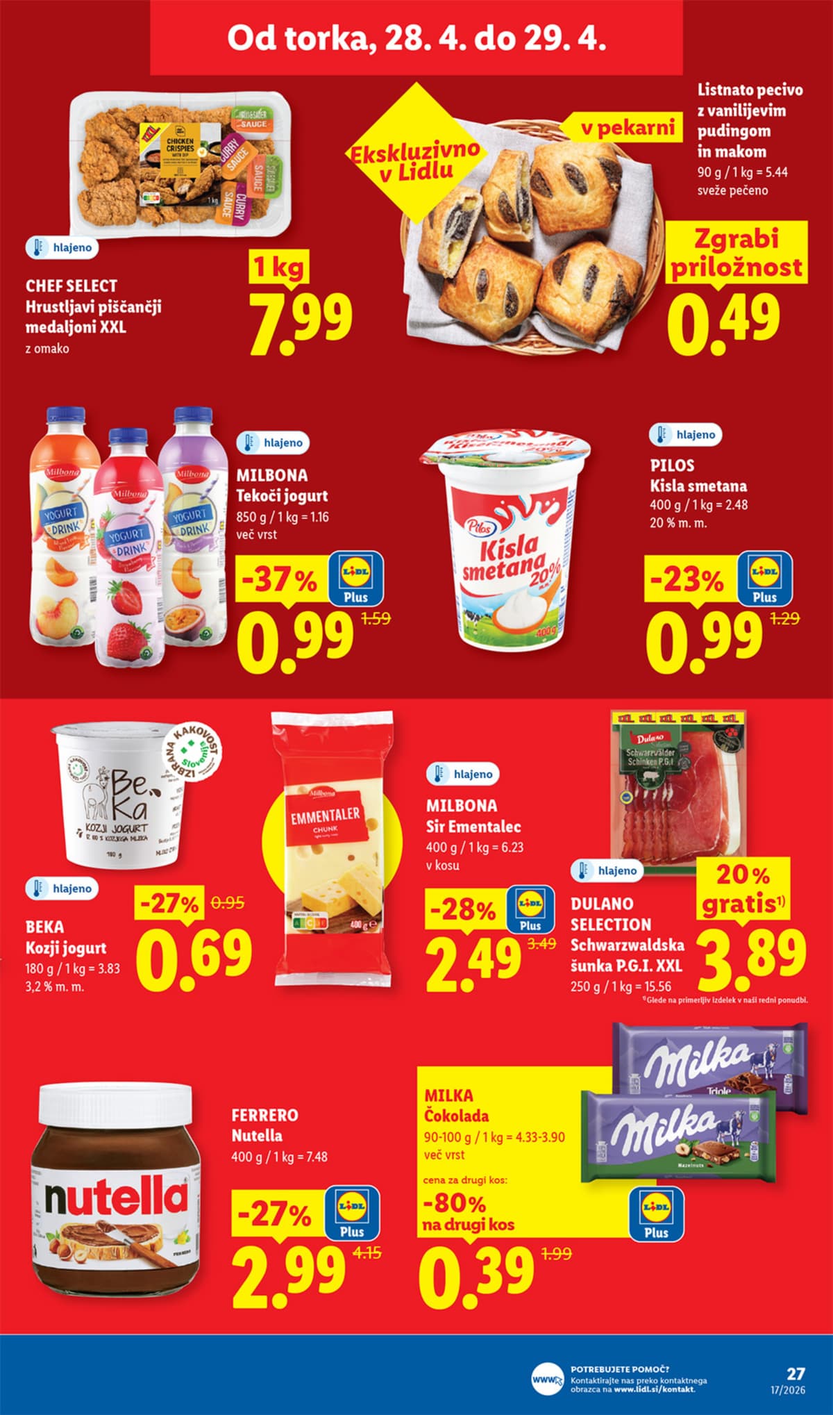 Stran 2. Lidl kataloga - Začetek Tedna od 20.04.2026.