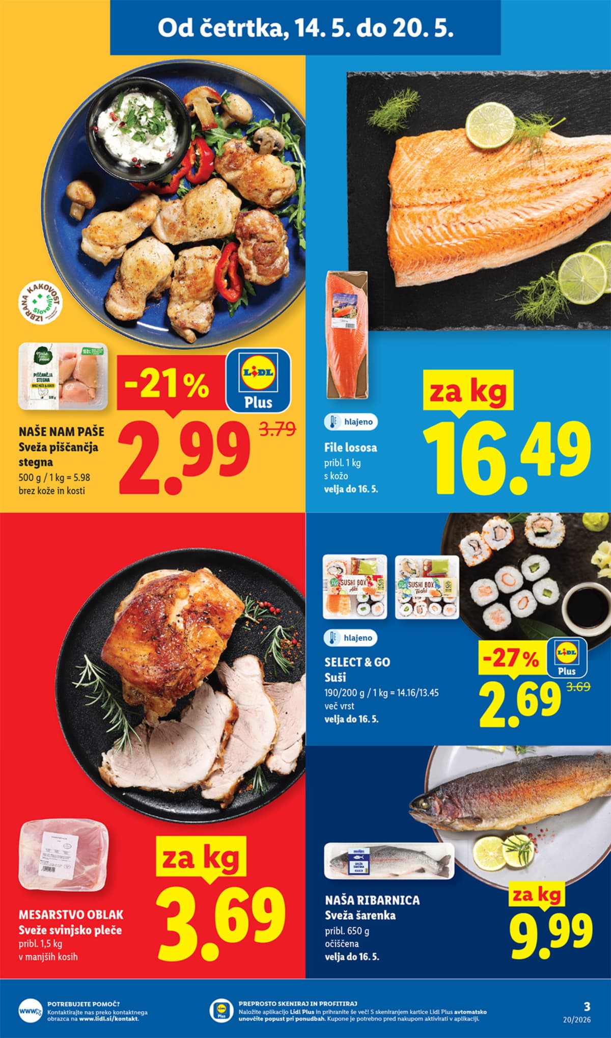 Stran 3. Lidl kataloga - Akcijska Ponudba od 11.05.2026.