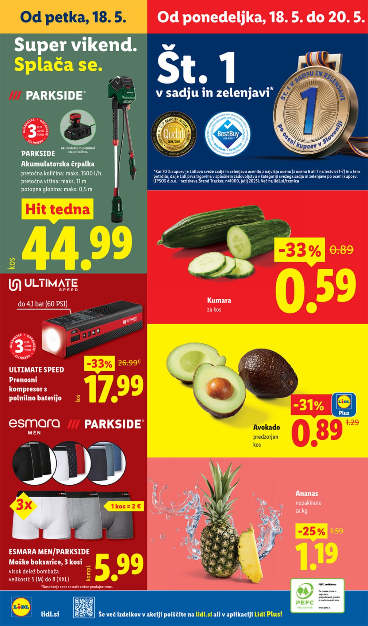 Stran 19. Lidl kataloga - Začetek Tedna