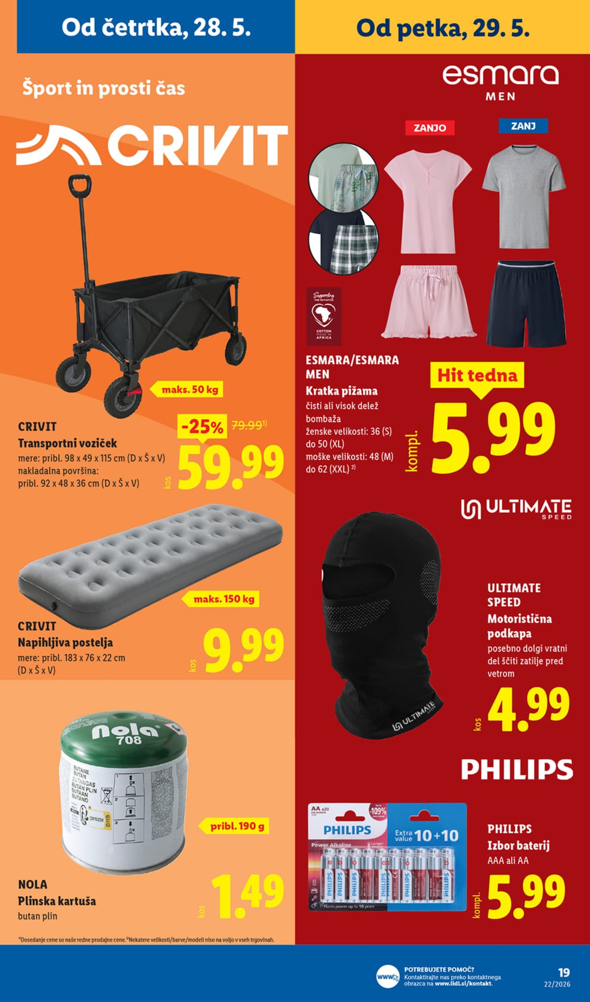 Stran 39. Lidl kataloga - Akcijska Ponudba od 25.05.2026.