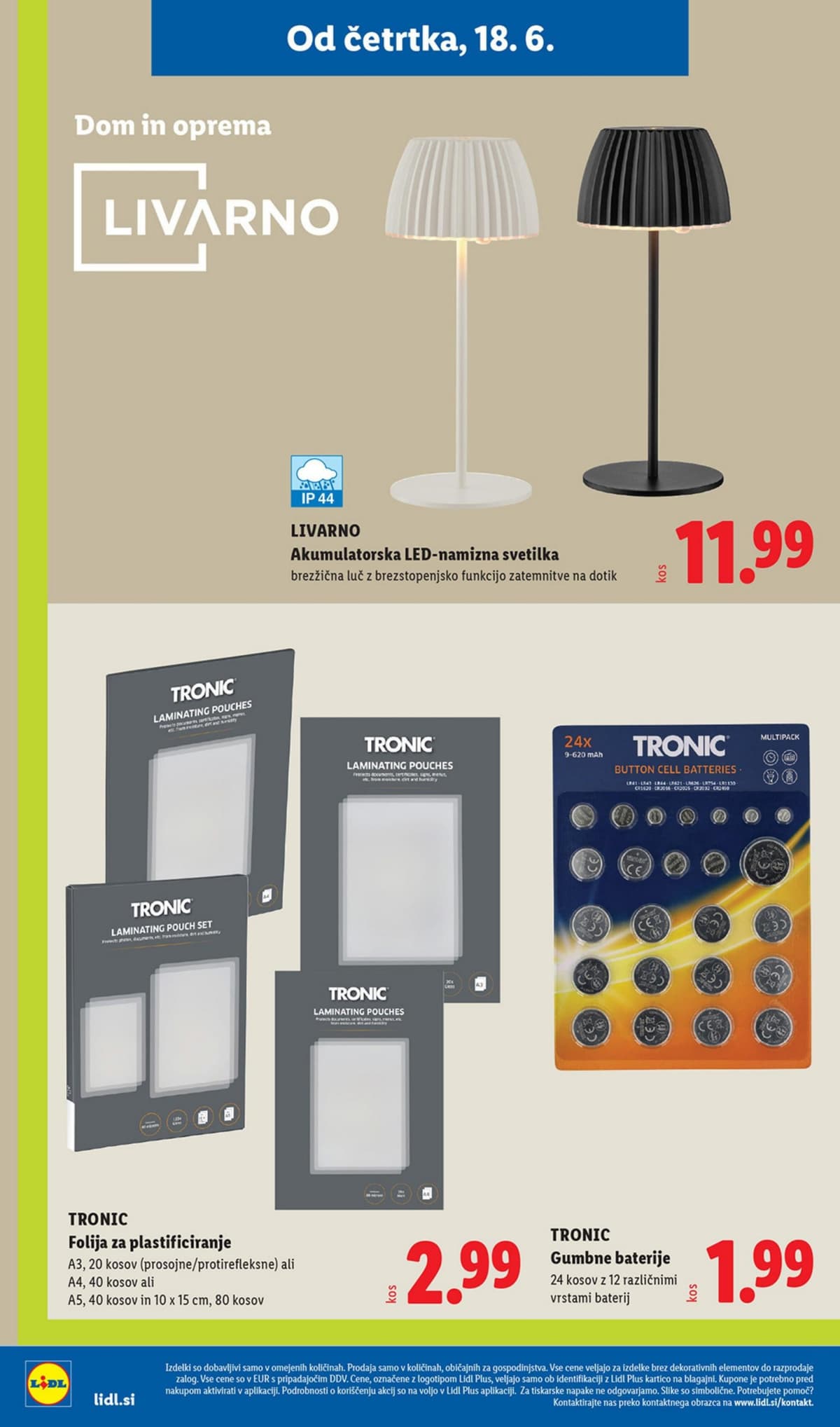 Stran 4. Lidl kataloga - Neživila od 15.06.2026