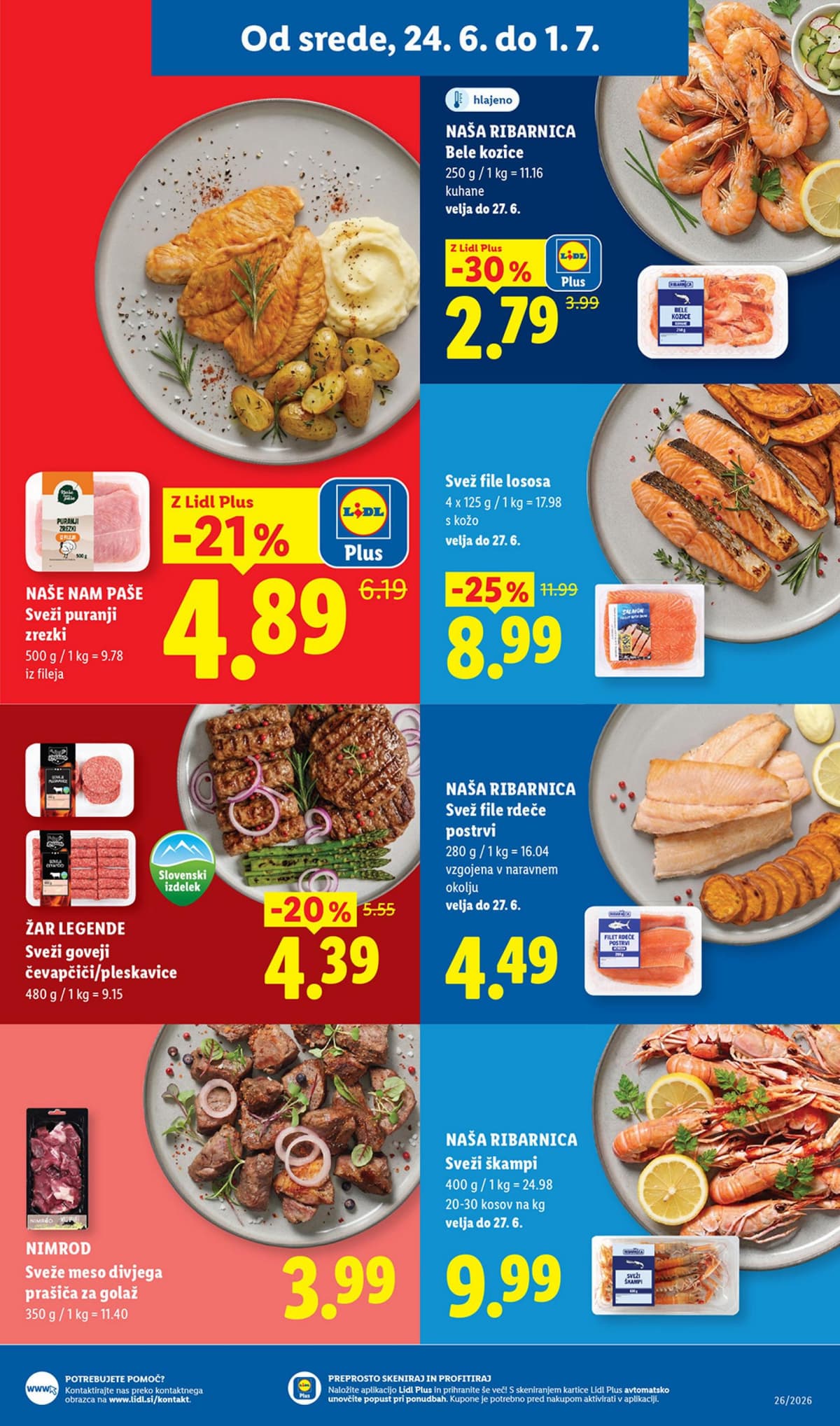 Stran 3. Lidl kataloga - Živila od 23.06.2026