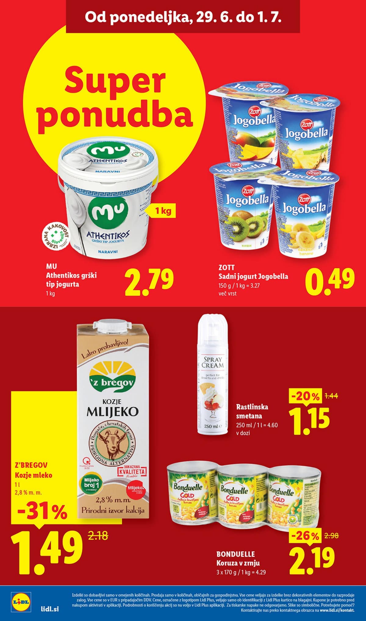 Stran 36. Lidl kataloga - Živila od 23.06.2026
