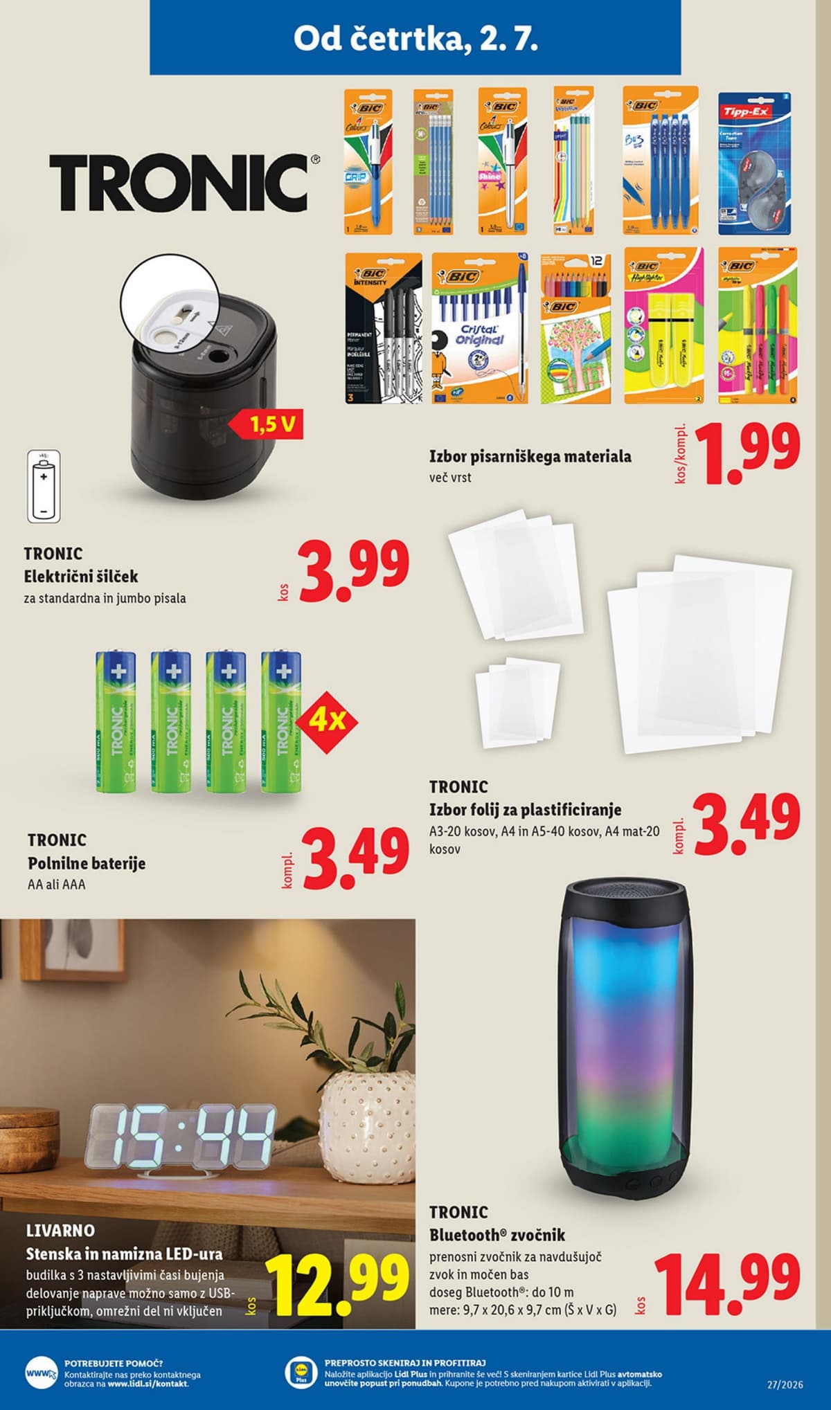 Stran 5. Lidl kataloga - Neživila od 29.06.2026