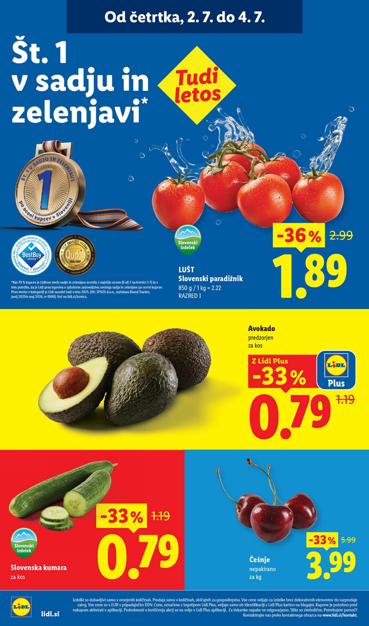 Stran 4. Lidl kataloga - Živila od 29.06.2026