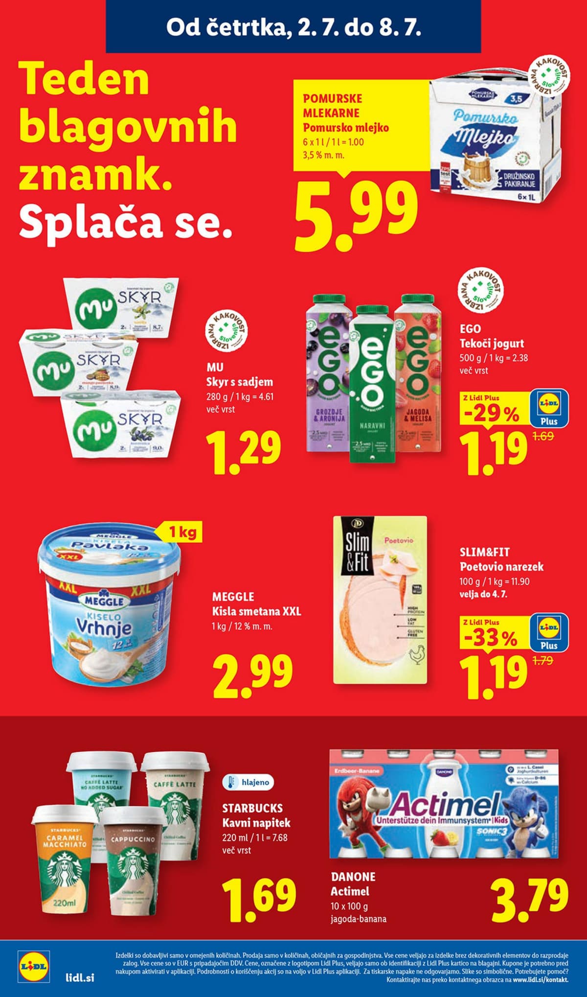 Stran 8. Lidl kataloga - Živila od 29.06.2026